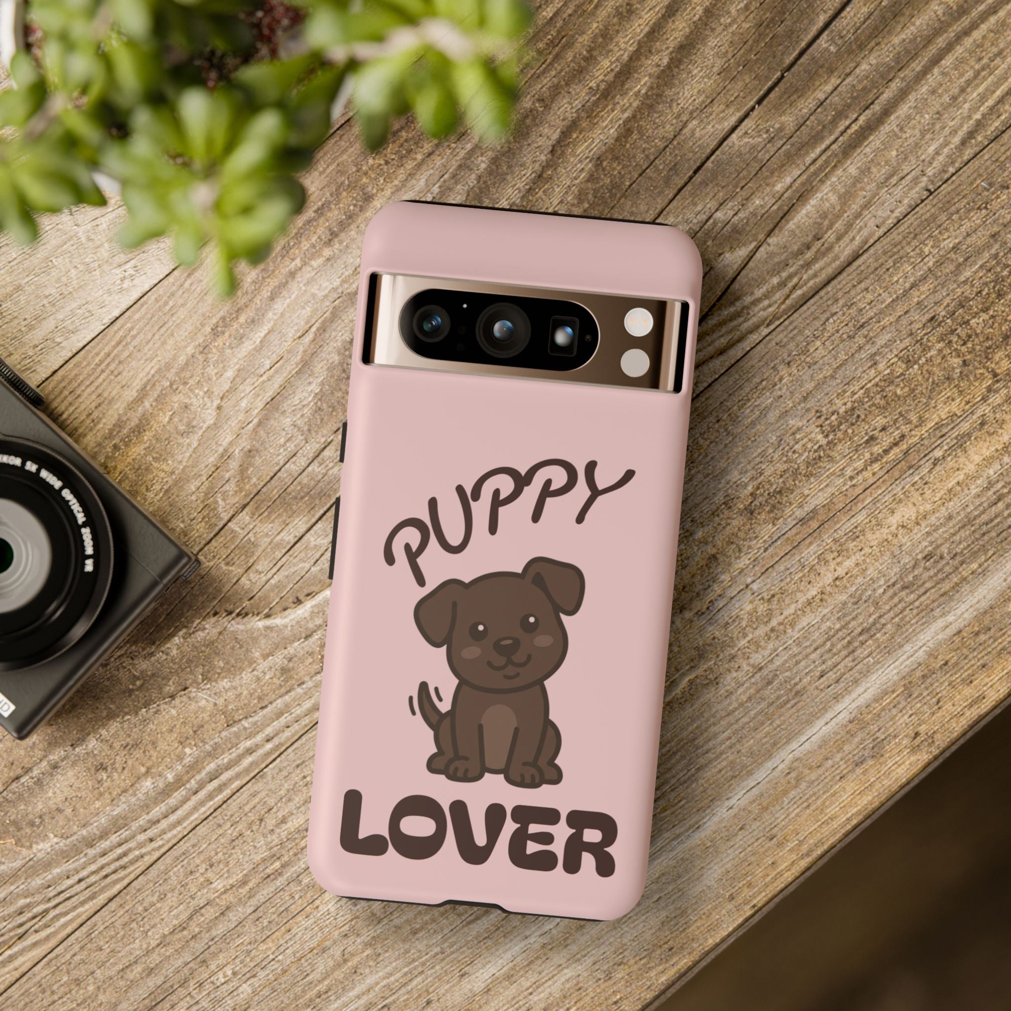 Puppy Lover Phone Case — Cute Brown Puppy Tough Phone Cover