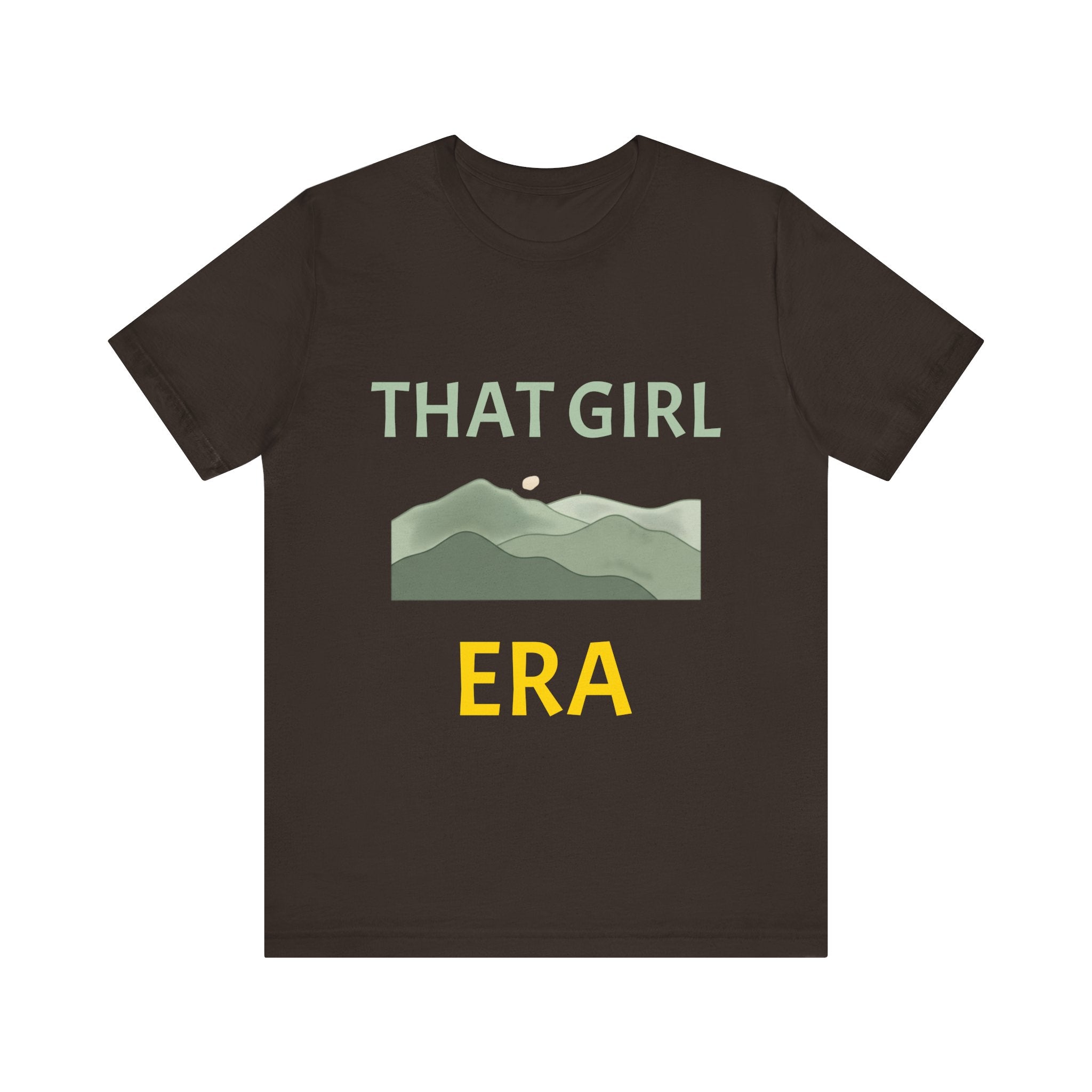 That Girl Era T-Shirt – Retro Mountain Graphic Tee for Empowered Women