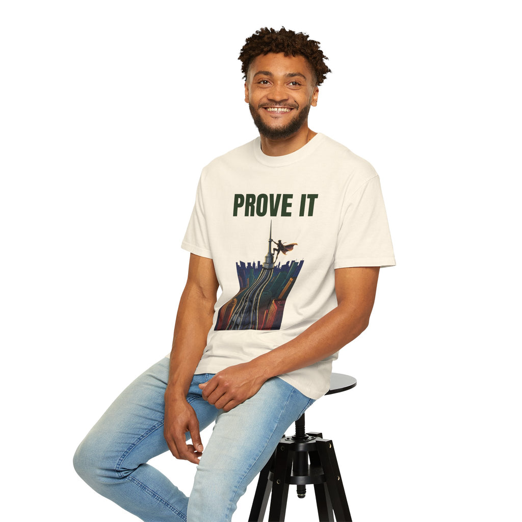 Prove It T‑Shirt — Parkour Rooftop Silhouette Graphic Tee
