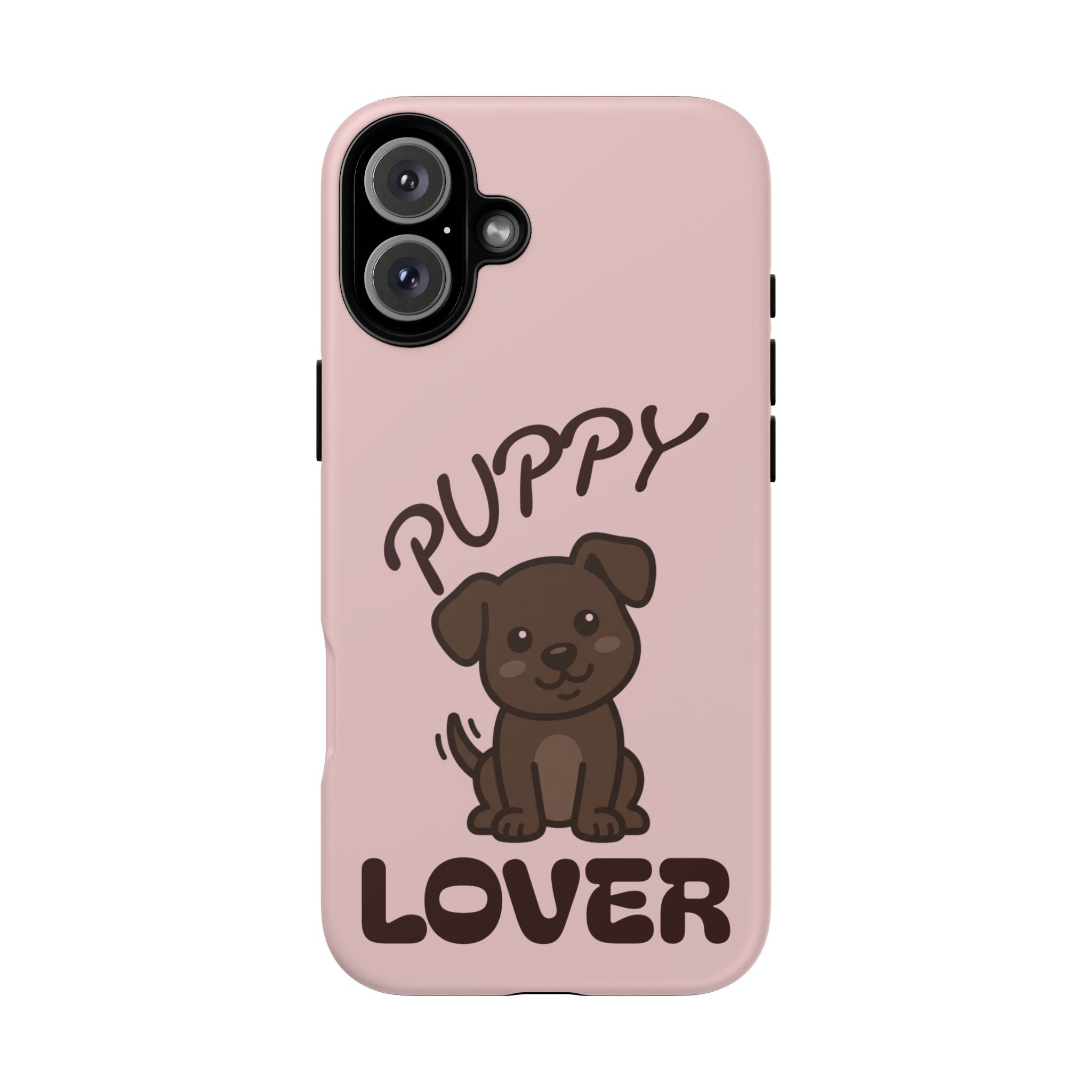 Puppy Lover Phone Case — Cute Brown Puppy Tough Phone Cover