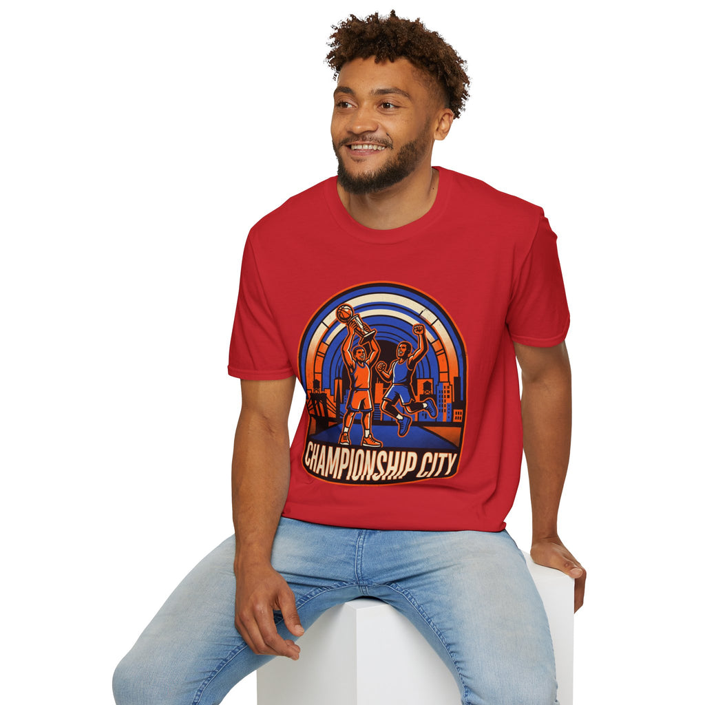 Championship City Basketball T-Shirt — Retro Winners Hoop Tee