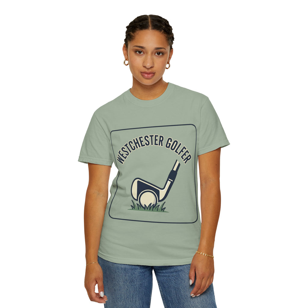 Westchester Golfer T-Shirt — Retro Golf Club & Tee Graphic