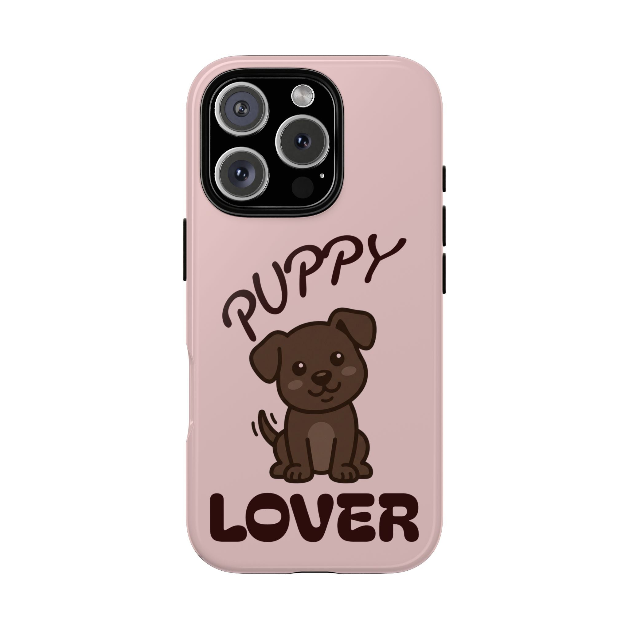 Puppy Lover Phone Case — Cute Brown Puppy Tough Phone Cover