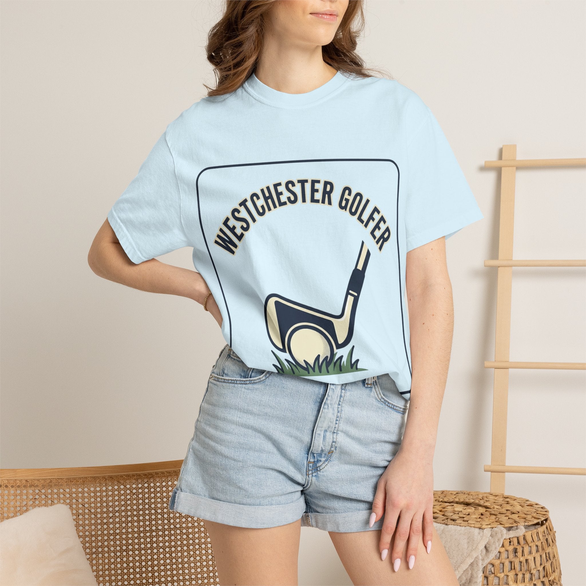 Westchester Golfer T-Shirt — Retro Golf Club & Tee Graphic