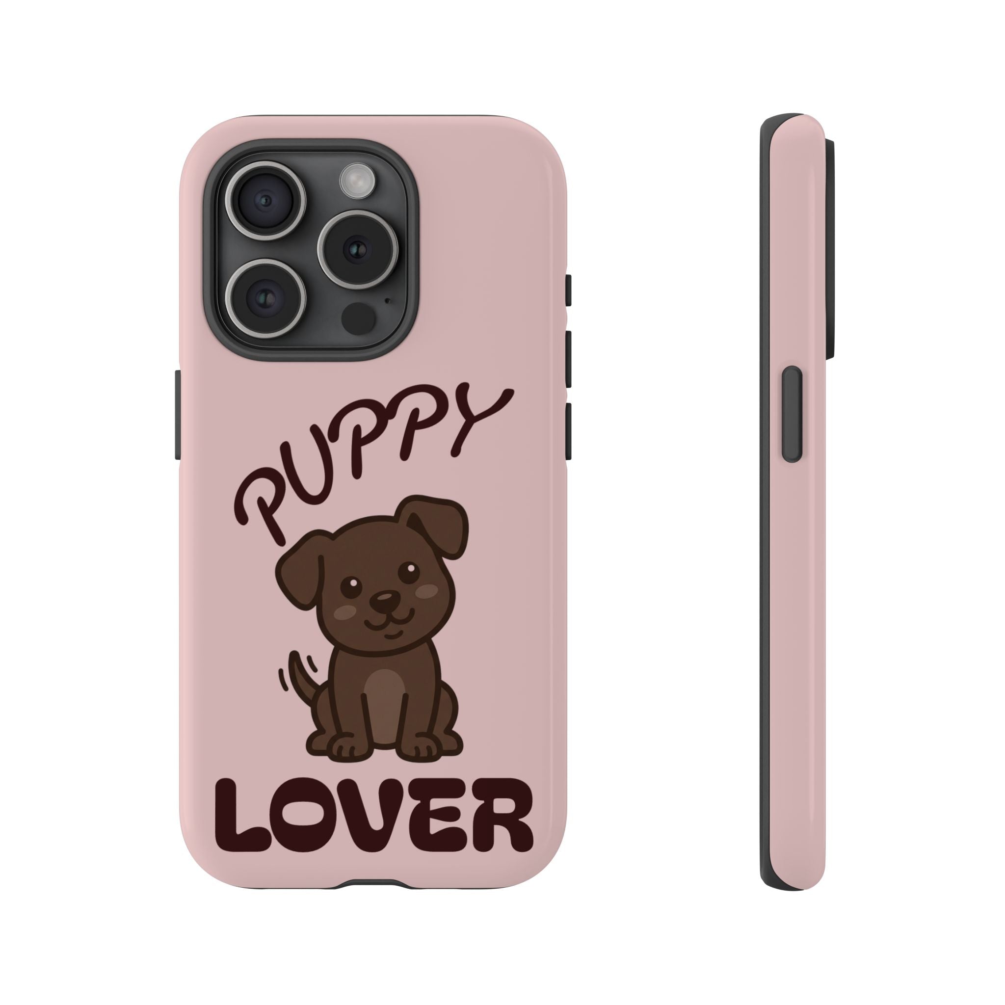 Puppy Lover Phone Case — Cute Brown Puppy Tough Phone Cover