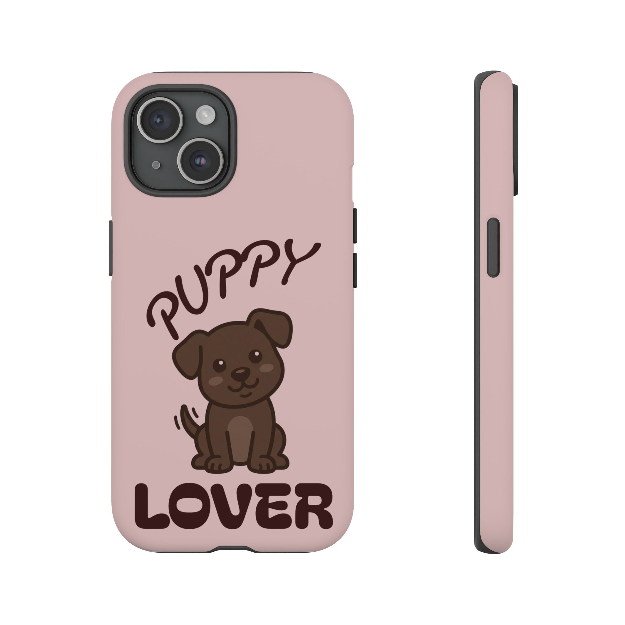 Puppy Lover Phone Case — Cute Brown Puppy Tough Phone Cover