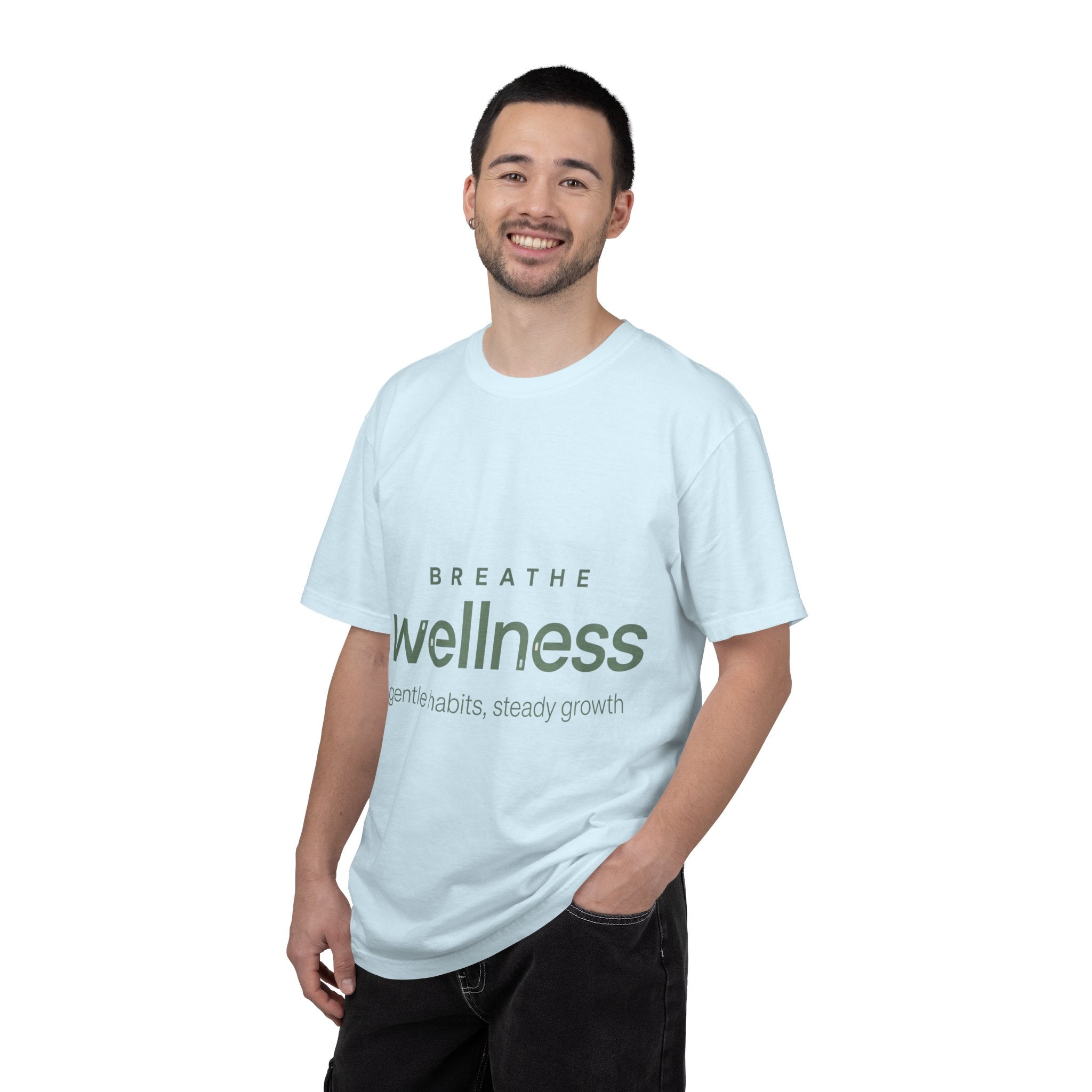 Wellness Breath T-Shirt — "Breathe Wellness" Mindful Graphic Tee
