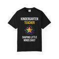Kindergarten Teacher T-Shirt - "Shaping Little Minds Daily" Cute Star Design
