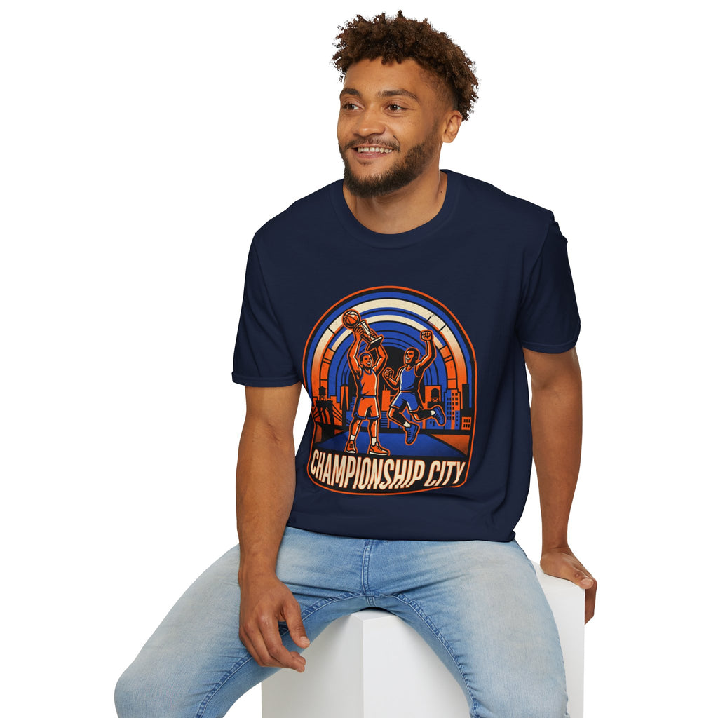 Championship City Basketball T-Shirt — Retro Winners Hoop Tee