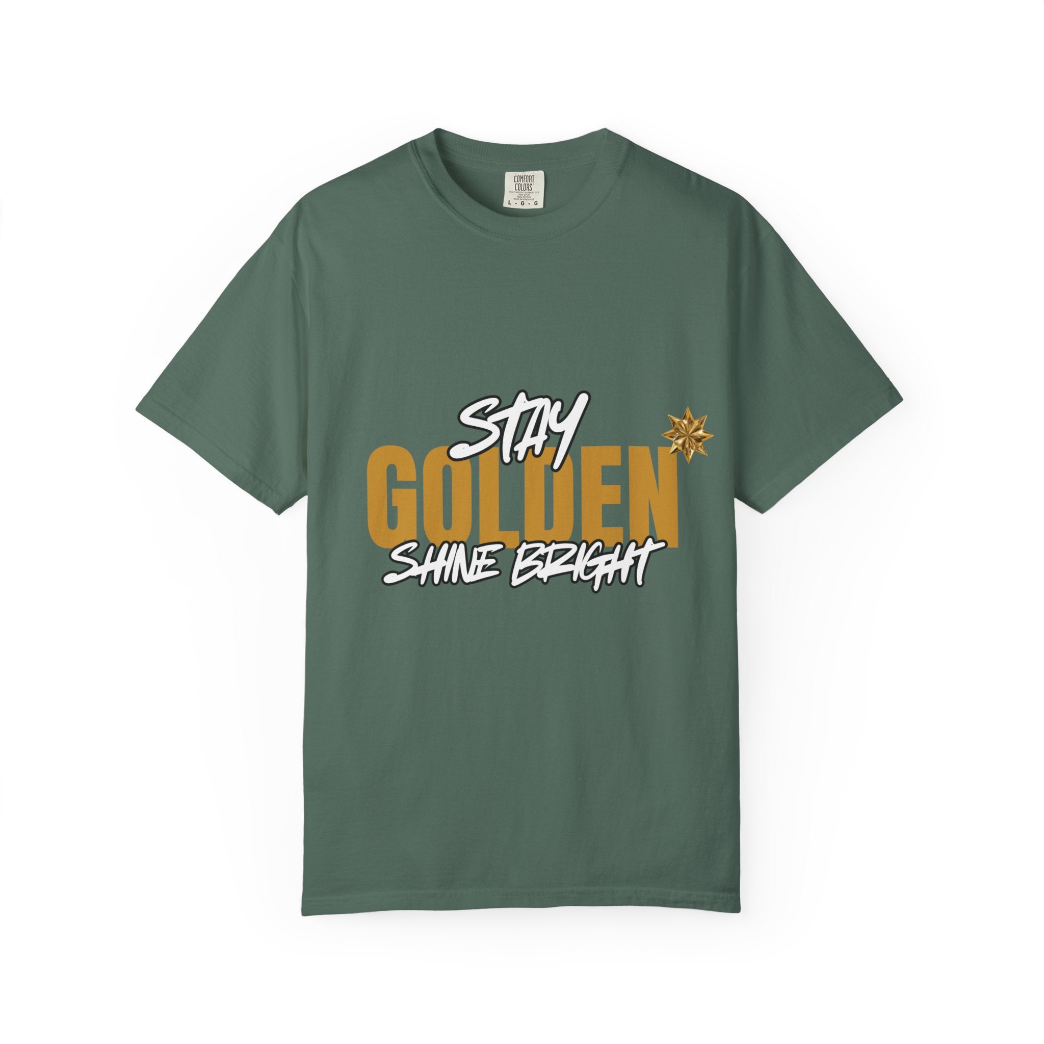 Stay Golden Graphic T-Shirt — "Stay Golden, Shine Bright" Tee