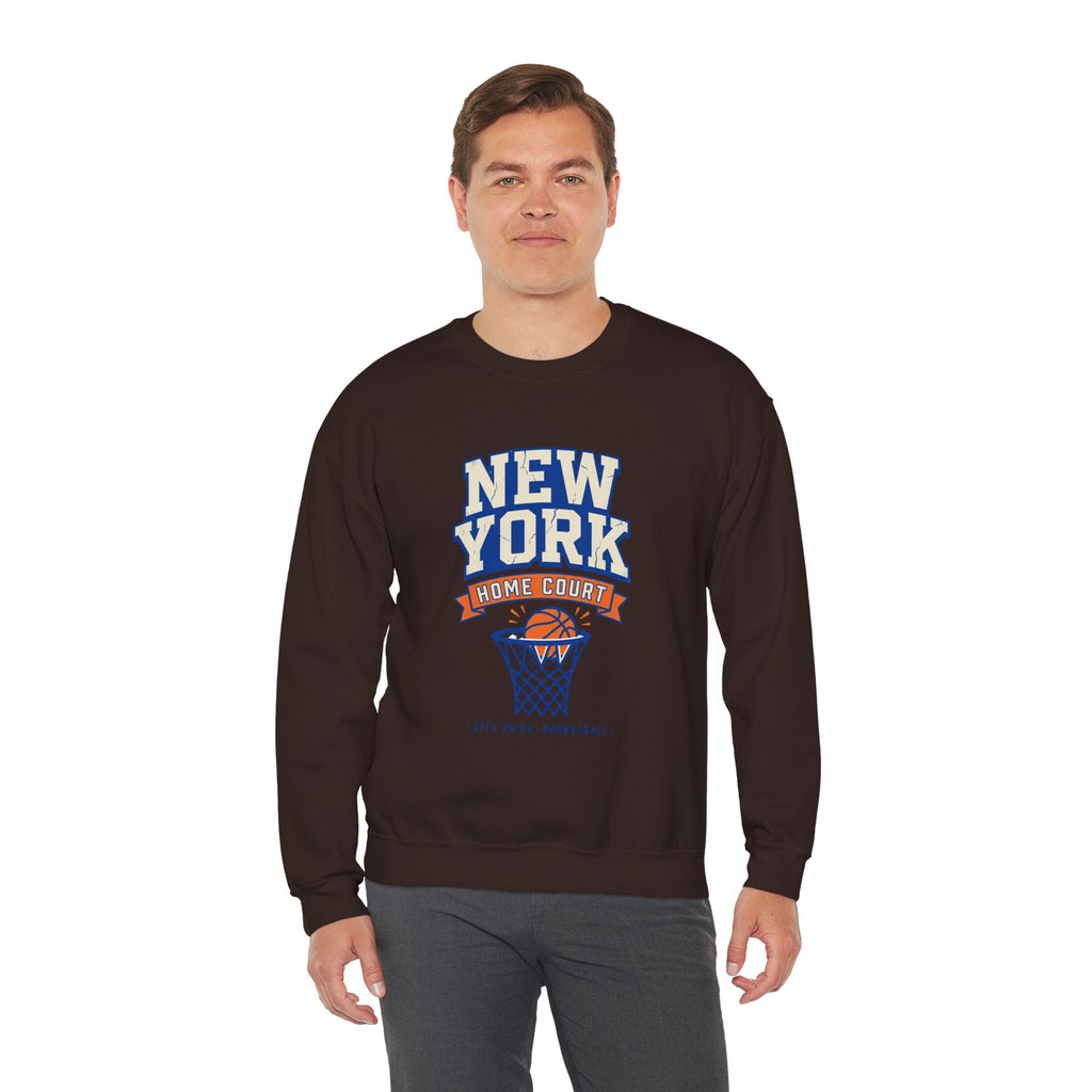 New York Home Court Sweatshirt | Vintage Basketball Pride