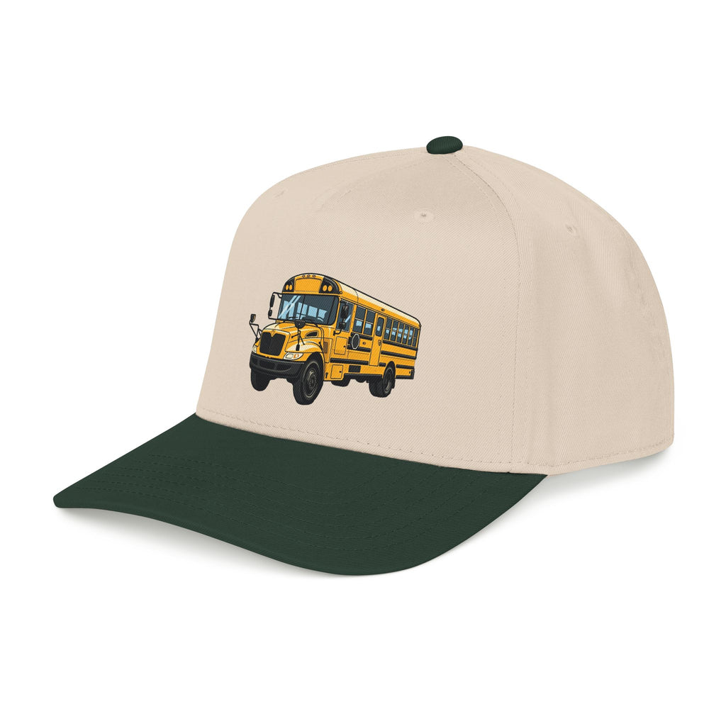 Mid Profile Baseball Cap - School Bus Driver. Keeping kids safe.