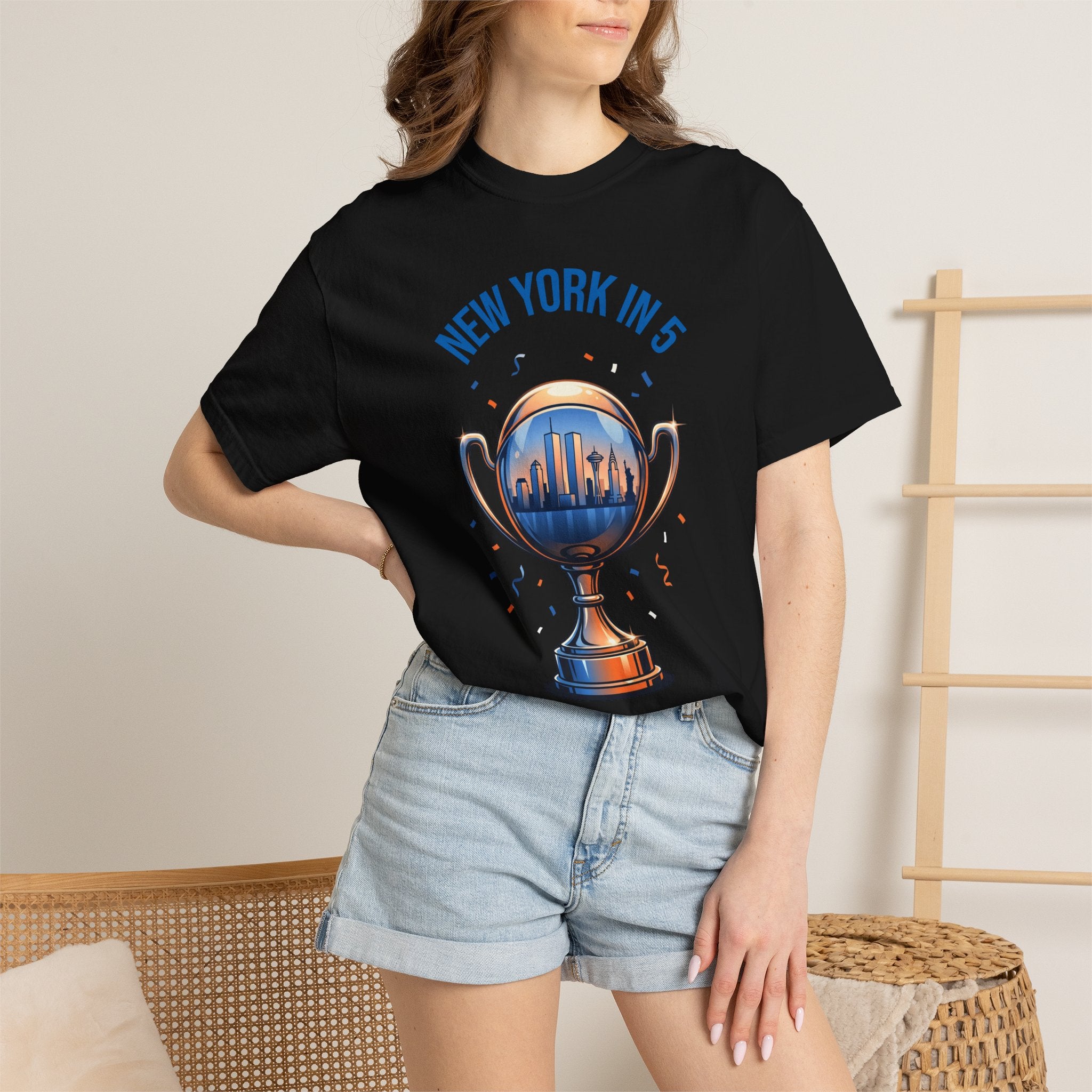 T‑Shirt — “New York in 5, I Called It” Trophy Graphic