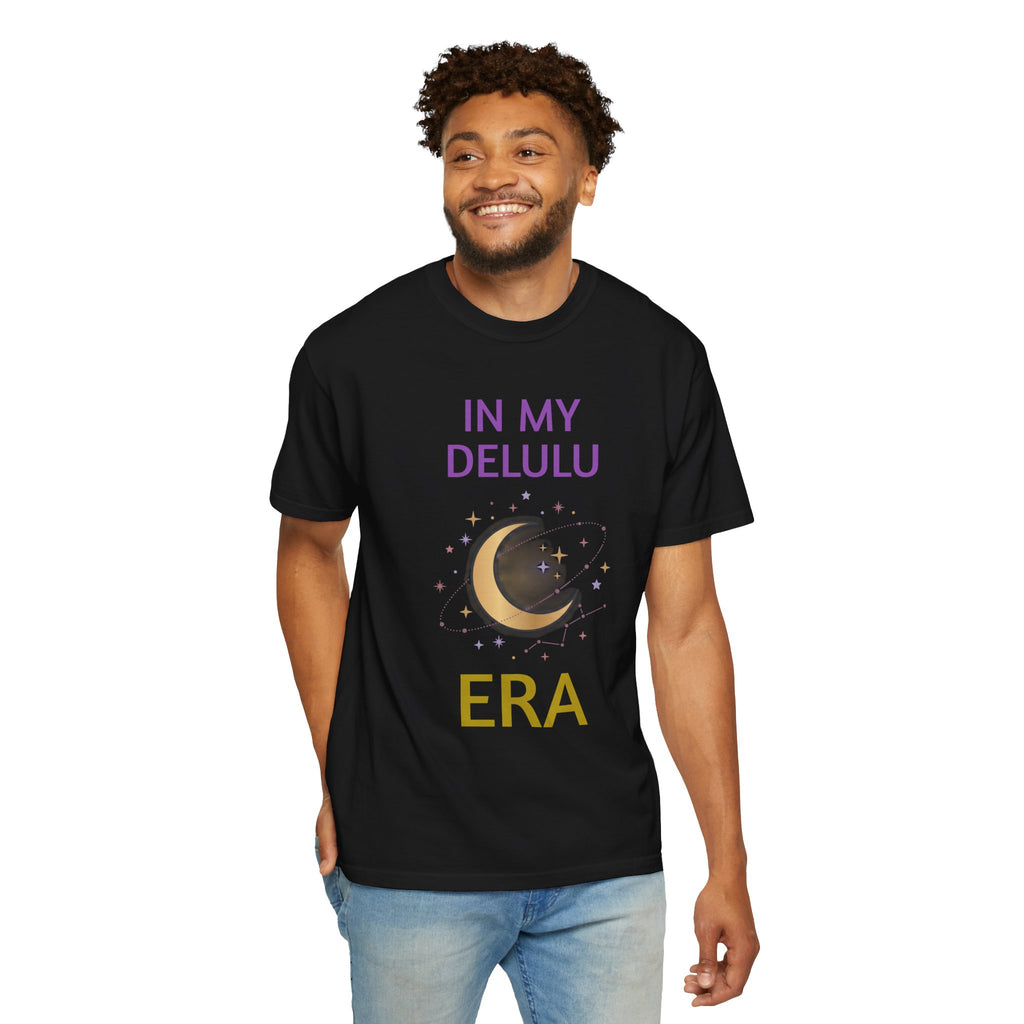 In My Delulu Era T-Shirt — Moon & Stars Graphic Tee