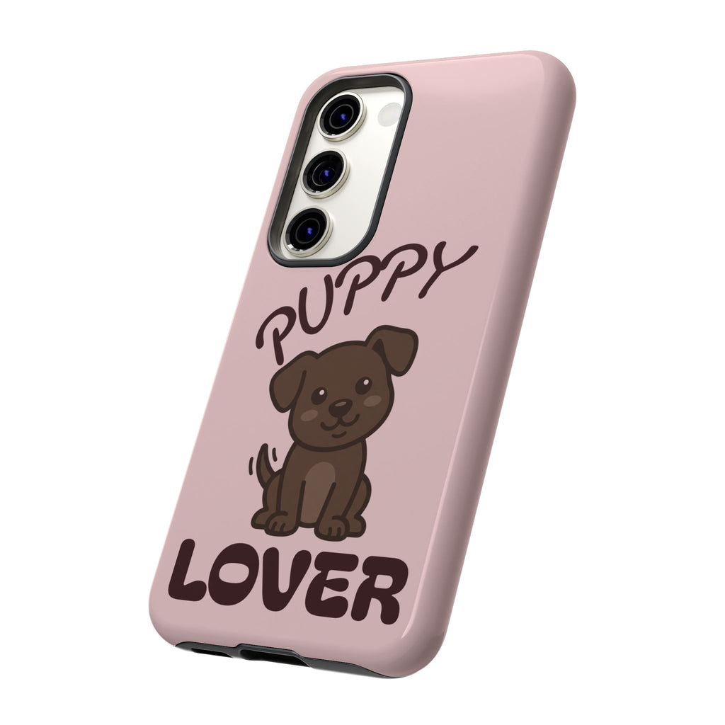 Puppy Lover Phone Case — Cute Brown Puppy Tough Phone Cover