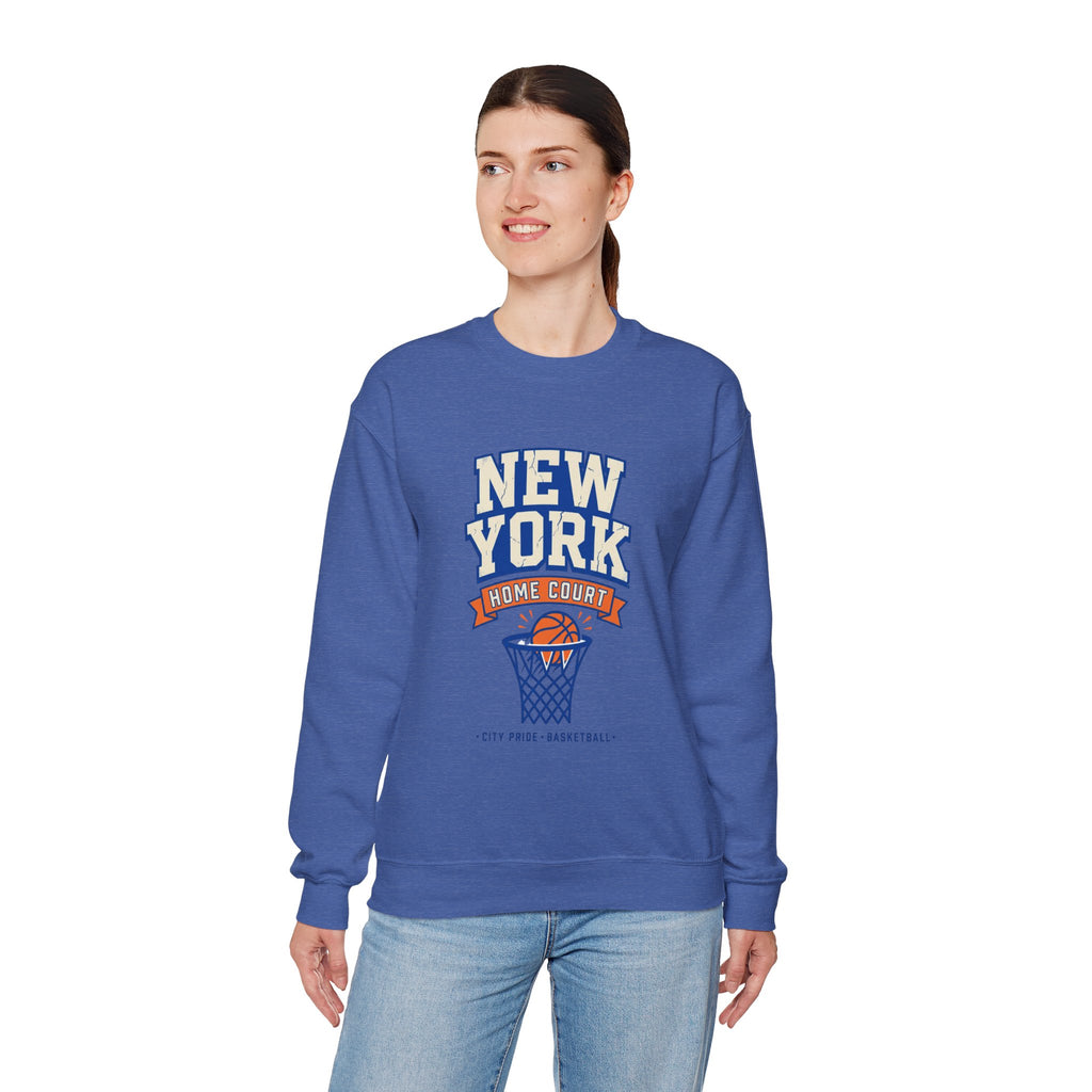 New York Home Court Sweatshirt | Vintage Basketball Pride