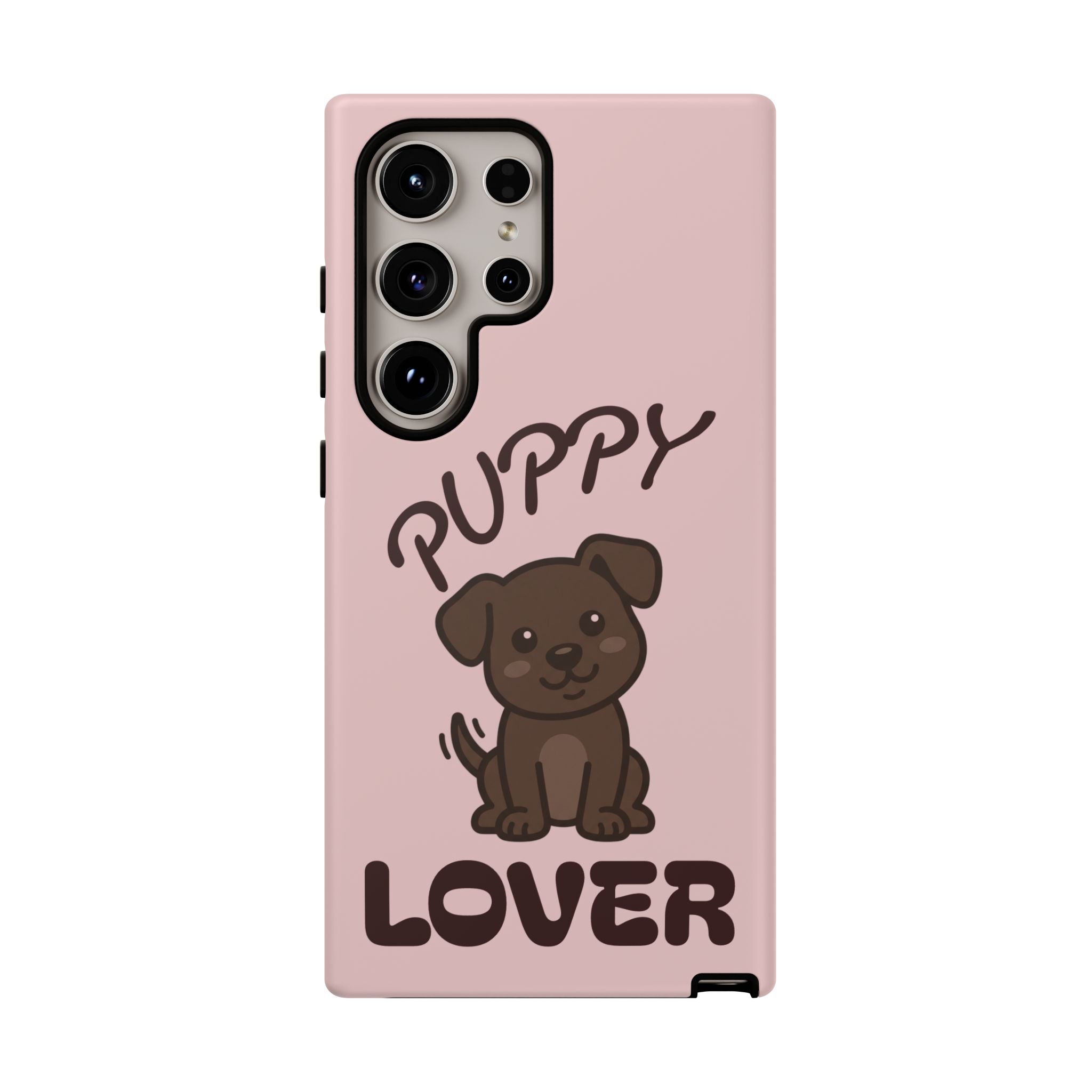 Puppy Lover Phone Case — Cute Brown Puppy Tough Phone Cover