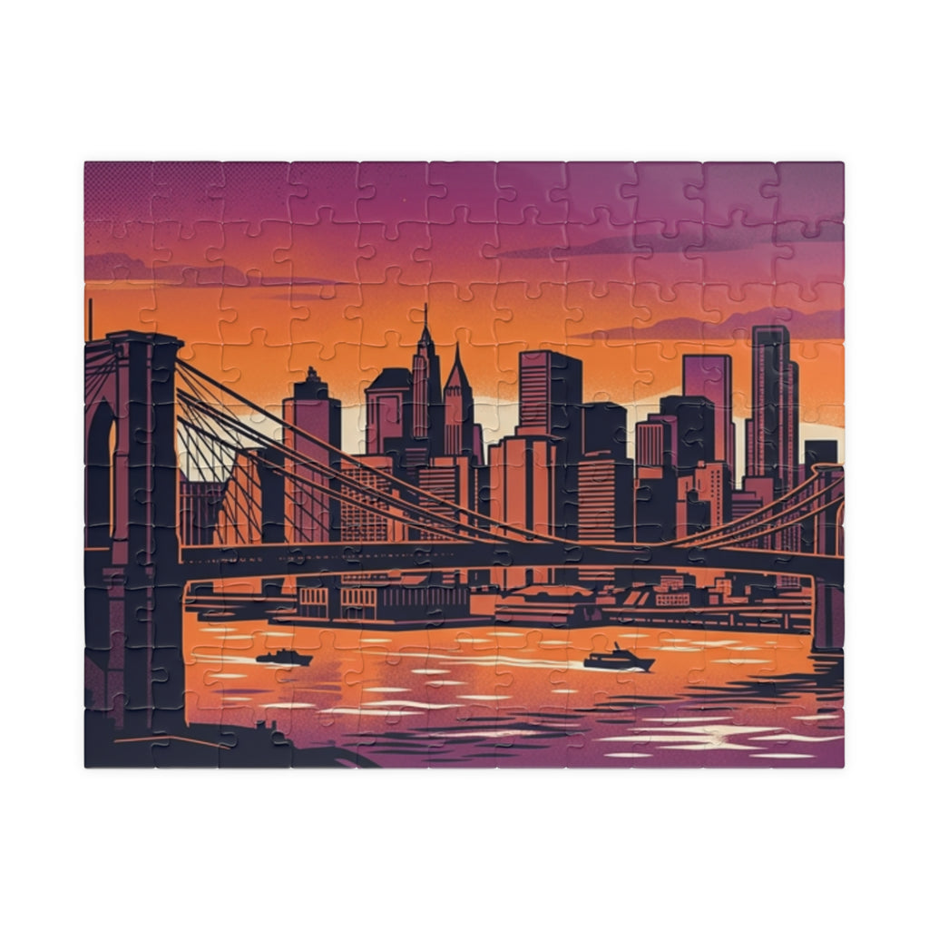 City Sunset Puzzle — Skyline Jigsaw (110/252/520/1014 pcs)