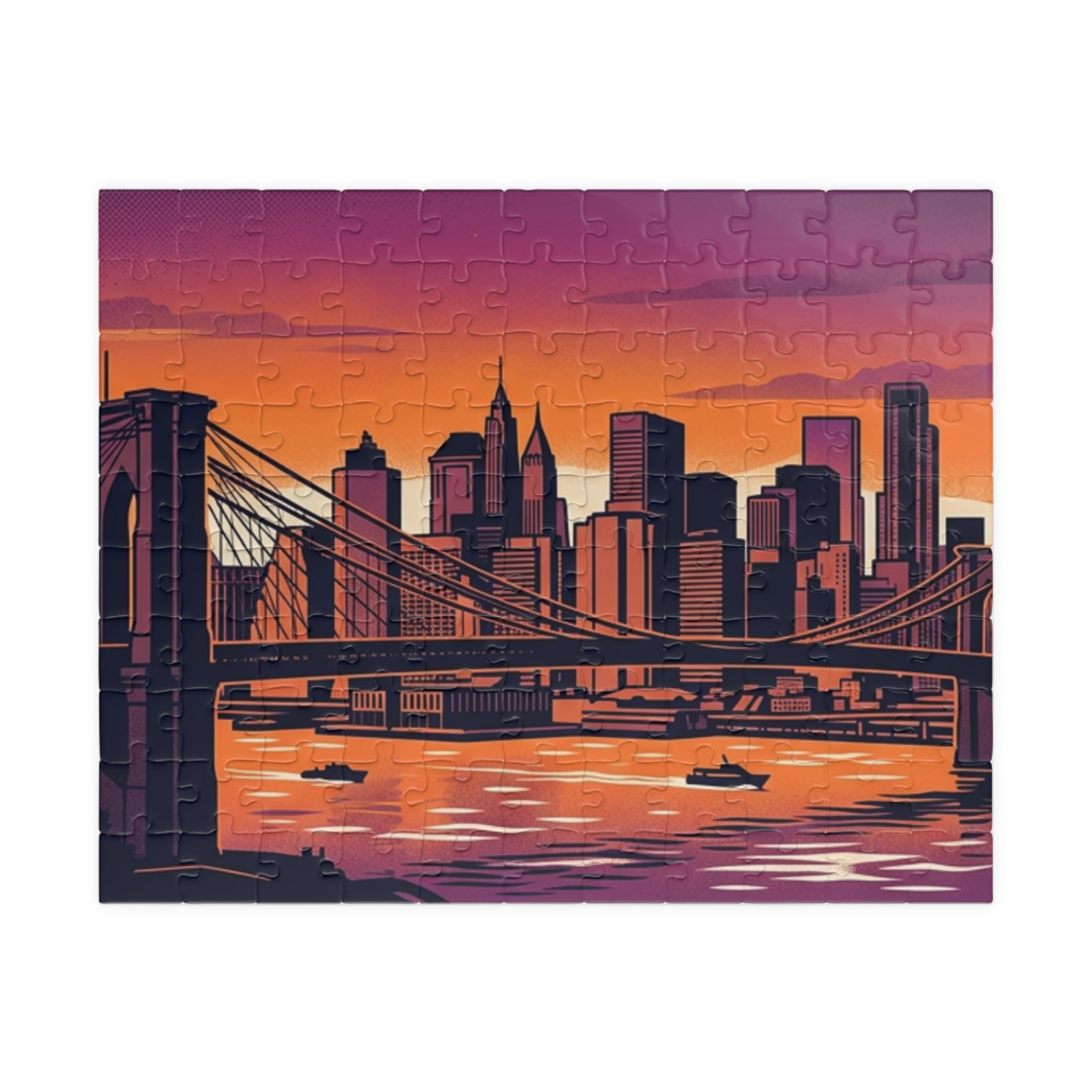 City Sunset Puzzle — Skyline Jigsaw (110/252/520/1014 pcs)