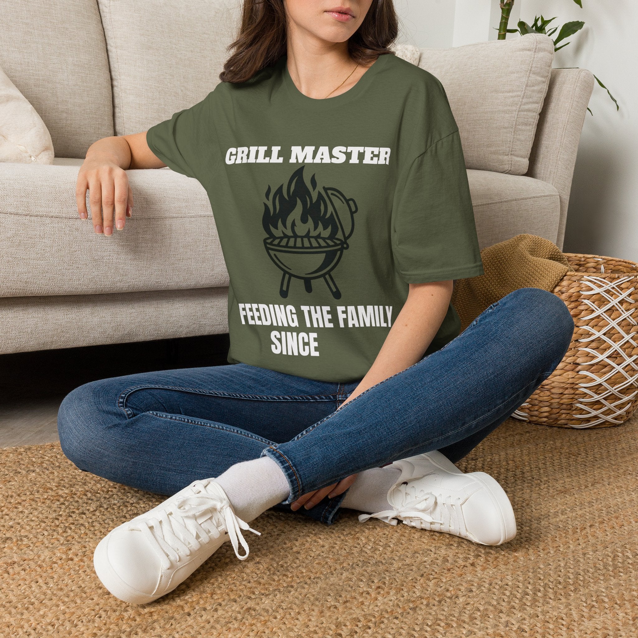 Grill Master T-Shirt — 'Grill Master: Feeding the Family Since' BBQ Tee
