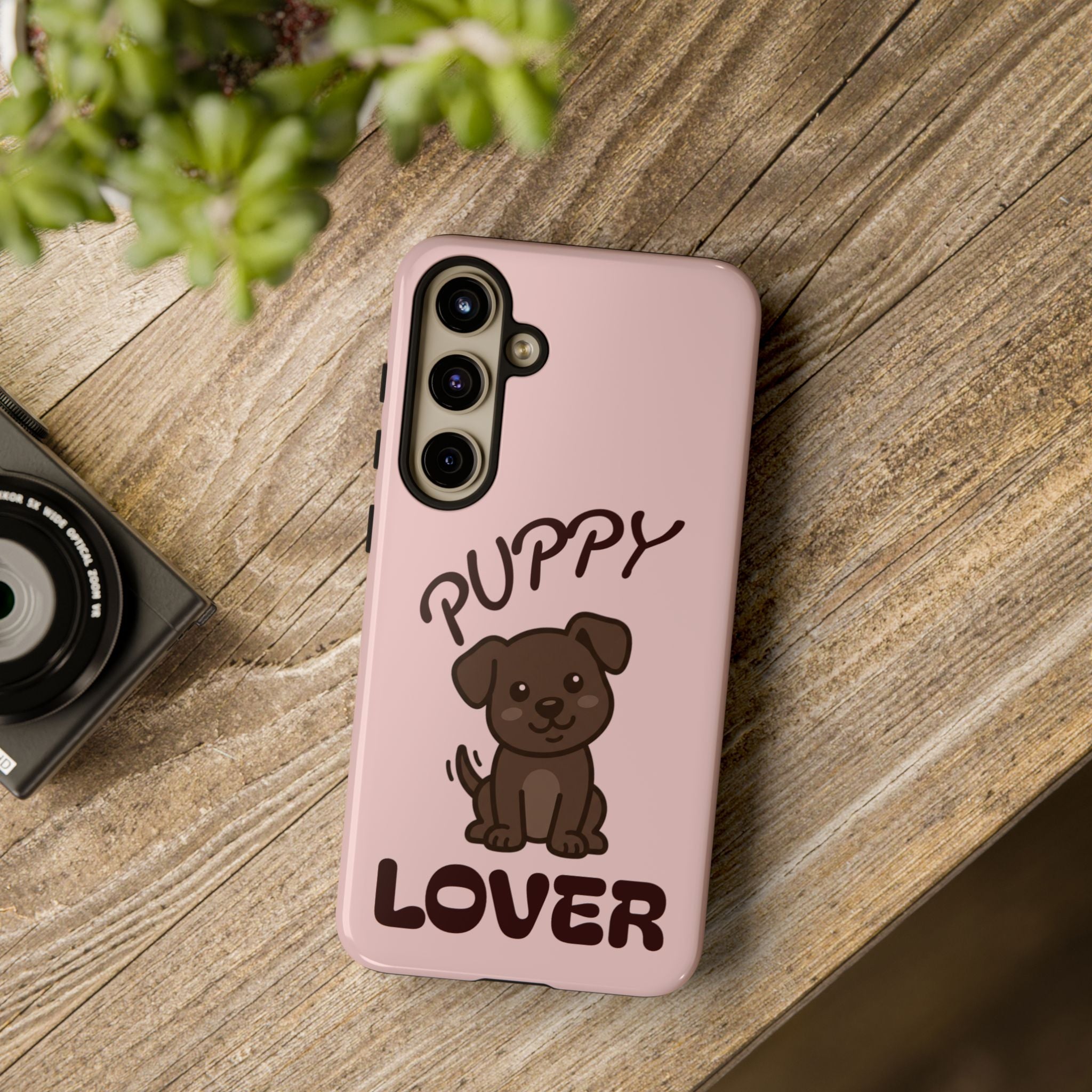 Puppy Lover Phone Case — Cute Brown Puppy Tough Phone Cover