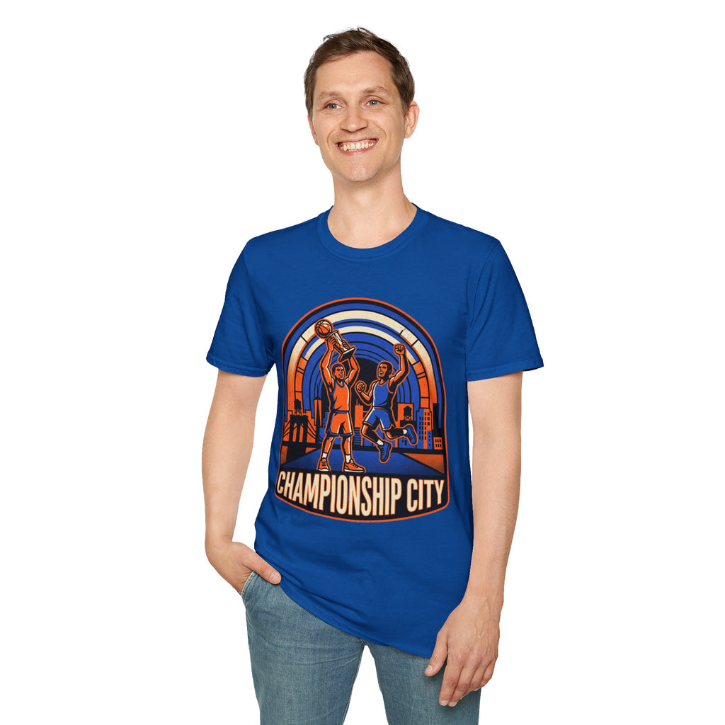 Championship City Basketball T-Shirt — Retro Winners Hoop Tee