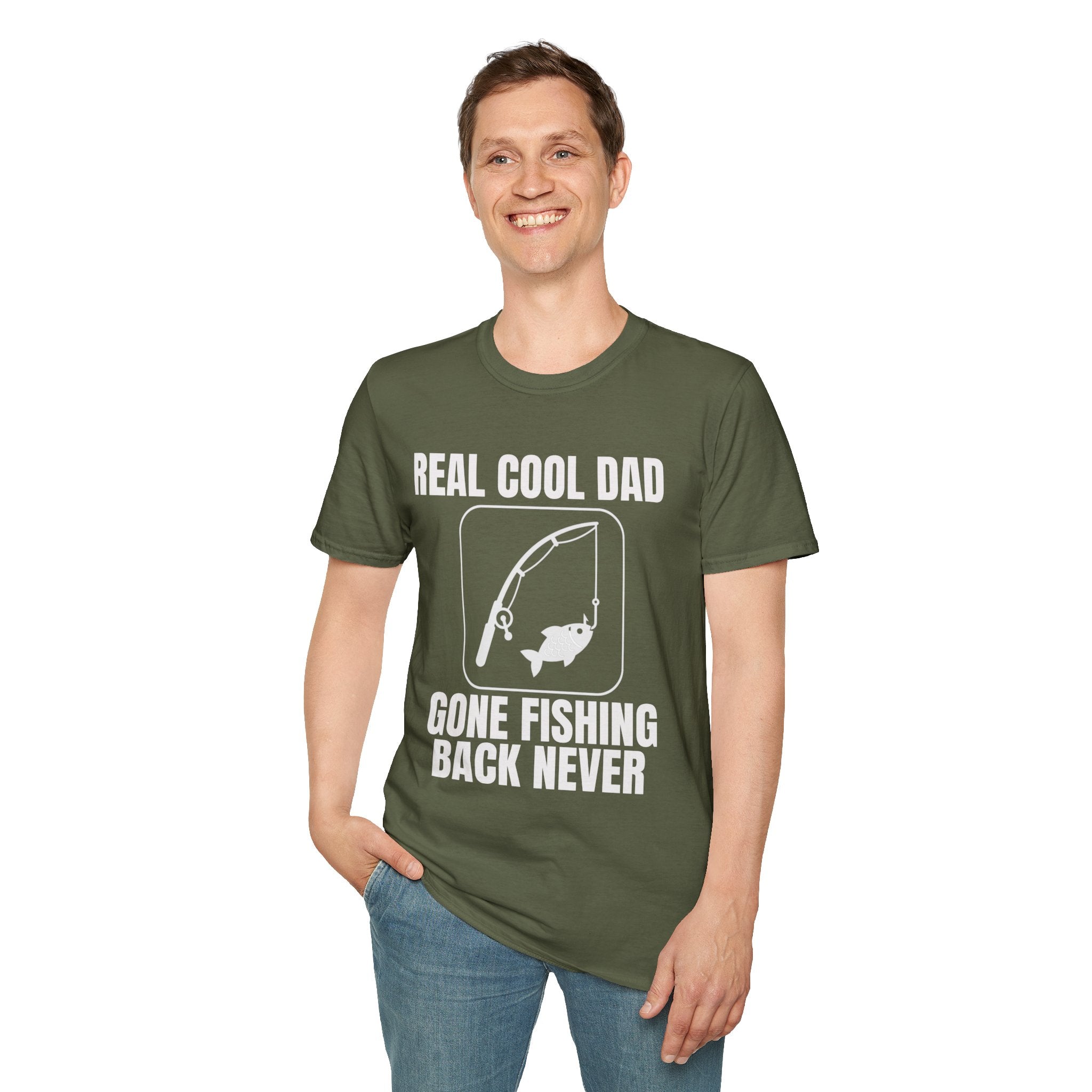 Reel Cool Dad T-Shirt — Funny Fishing Father's Day Gift Tee