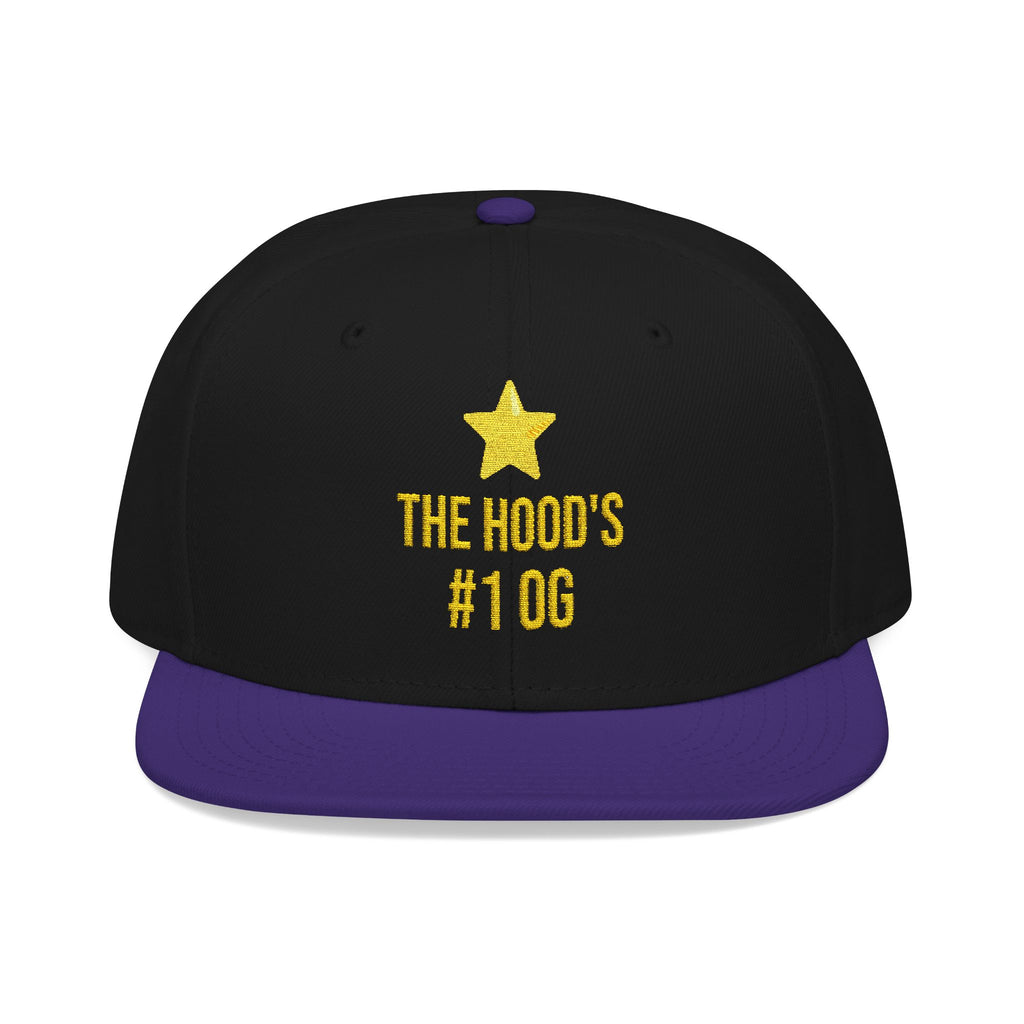 Hood's #1 OG Embroidered Snapback Hat — Street Style Cap