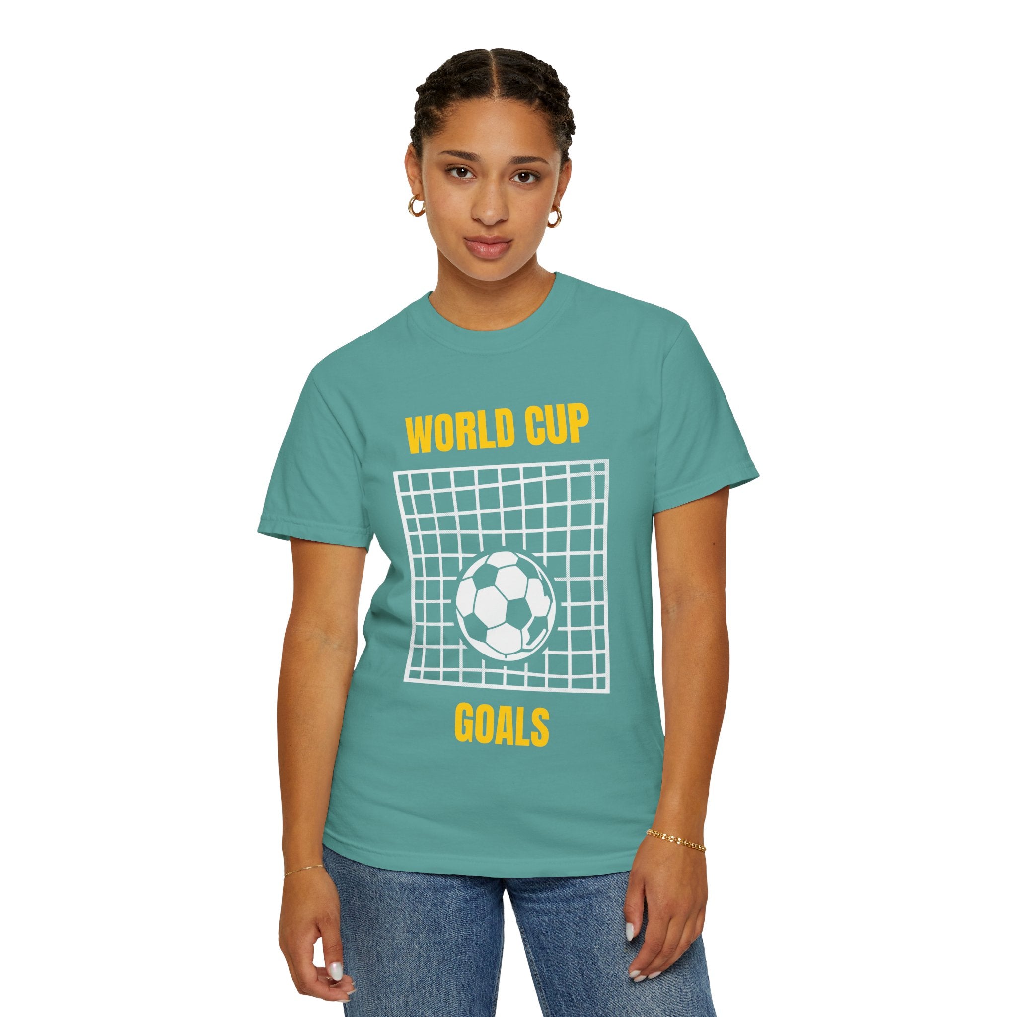 World Cup Goals T-Shirt – Soccer Goal Net & Ball Tee