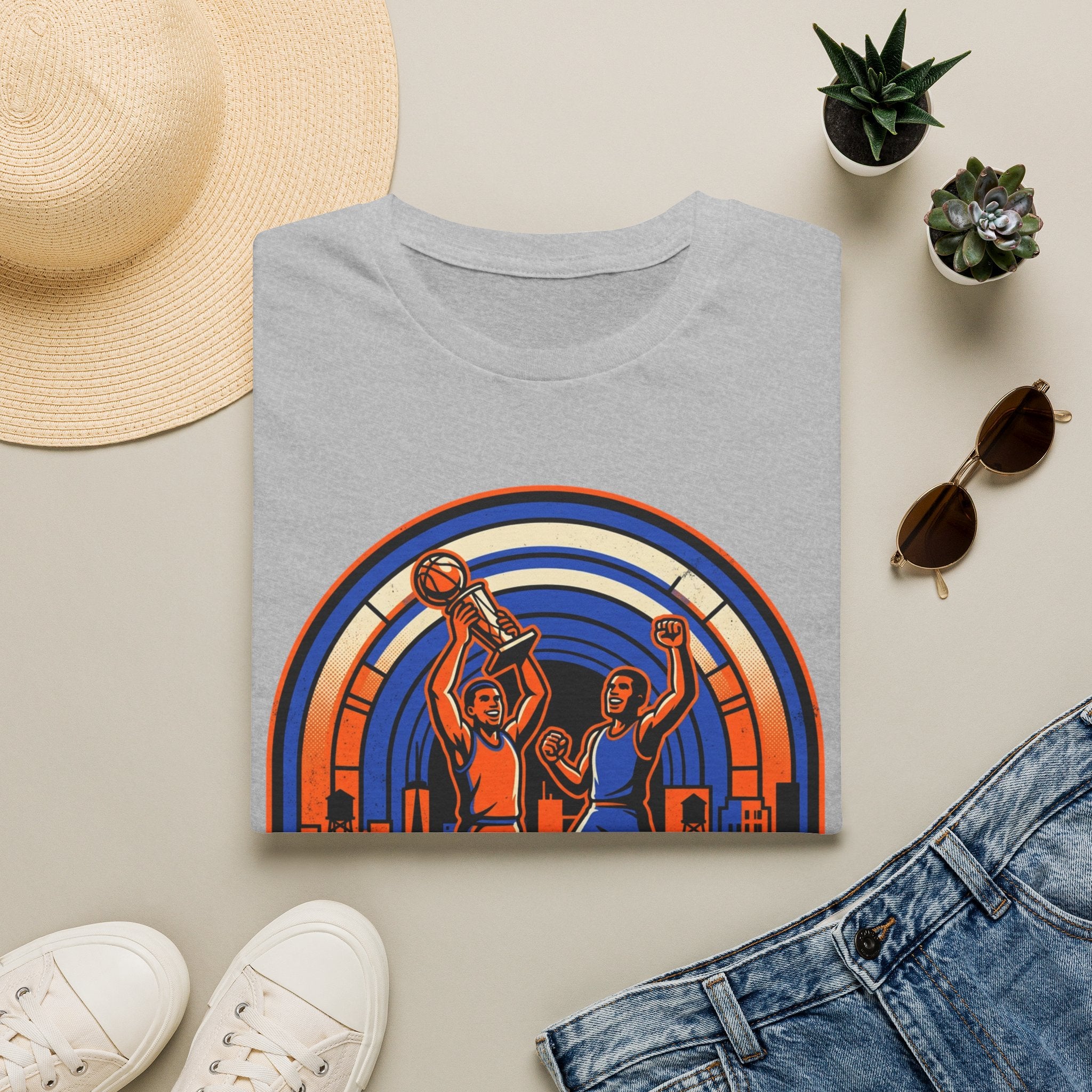 Championship City Basketball T-Shirt — Retro Winners Hoop Tee