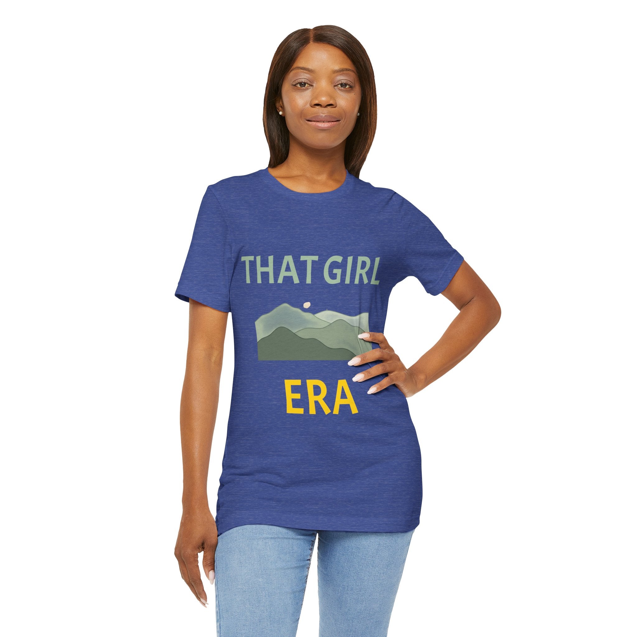 That Girl Era T-Shirt – Retro Mountain Graphic Tee for Empowered Women