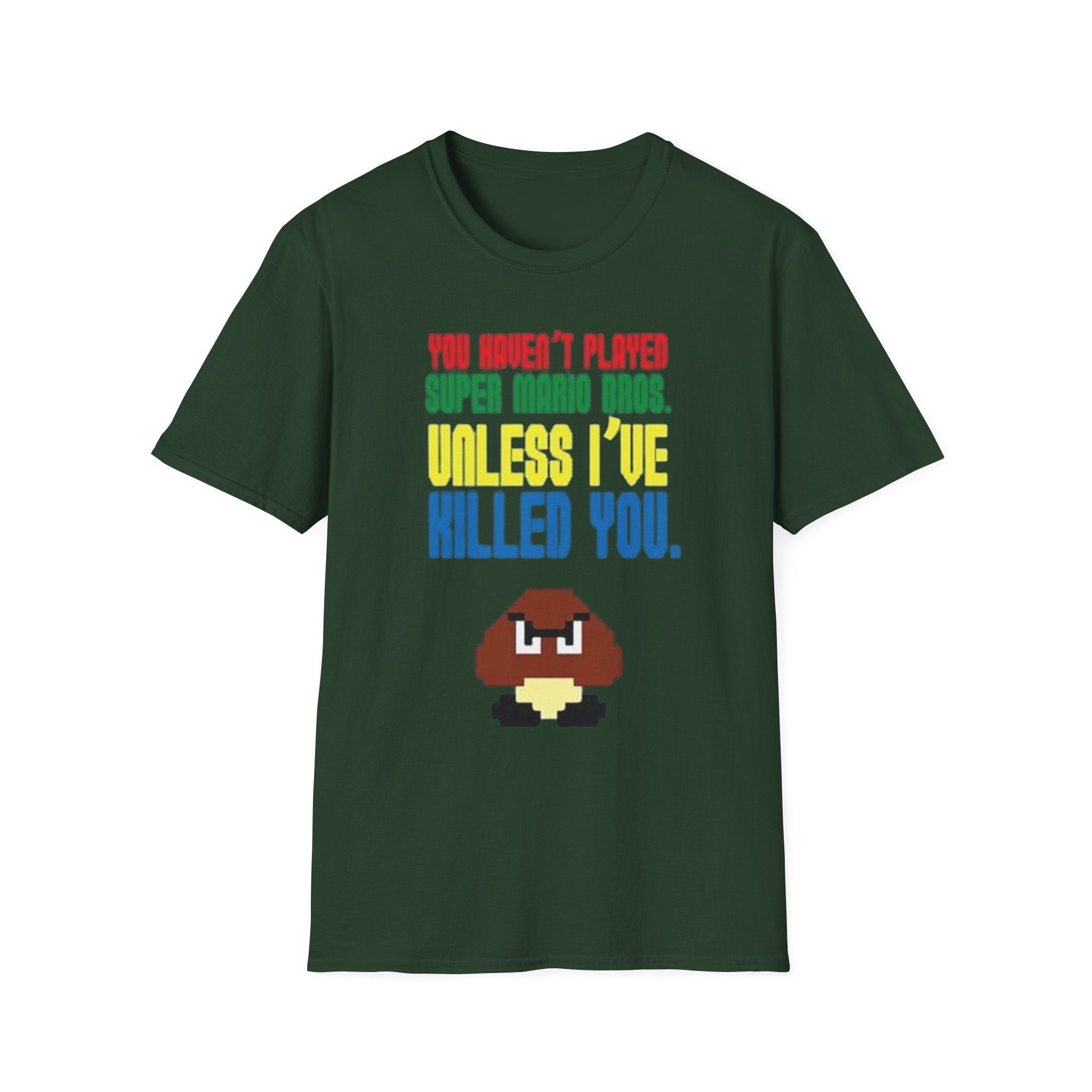 Retro Pixel T‑Shirt –  You are not a gamer unless I've killed you Funny Gamer Tee