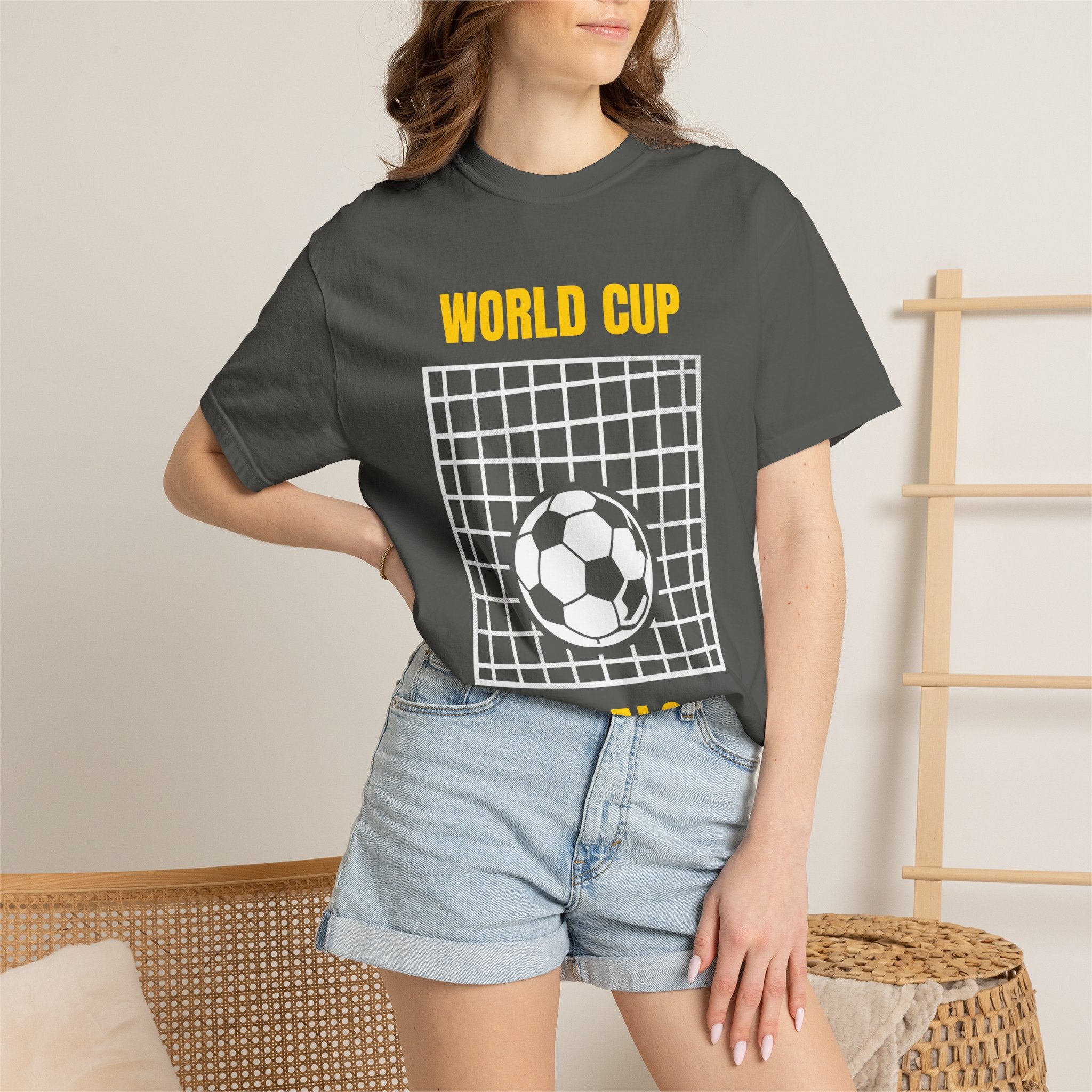 World Cup Goals T-Shirt – Soccer Goal Net & Ball Tee
