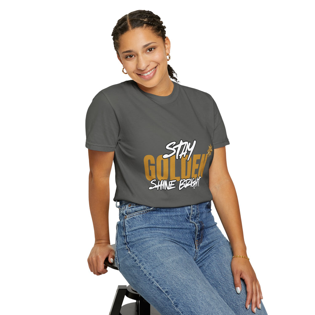 Stay Golden Graphic T-Shirt — "Stay Golden, Shine Bright" Tee