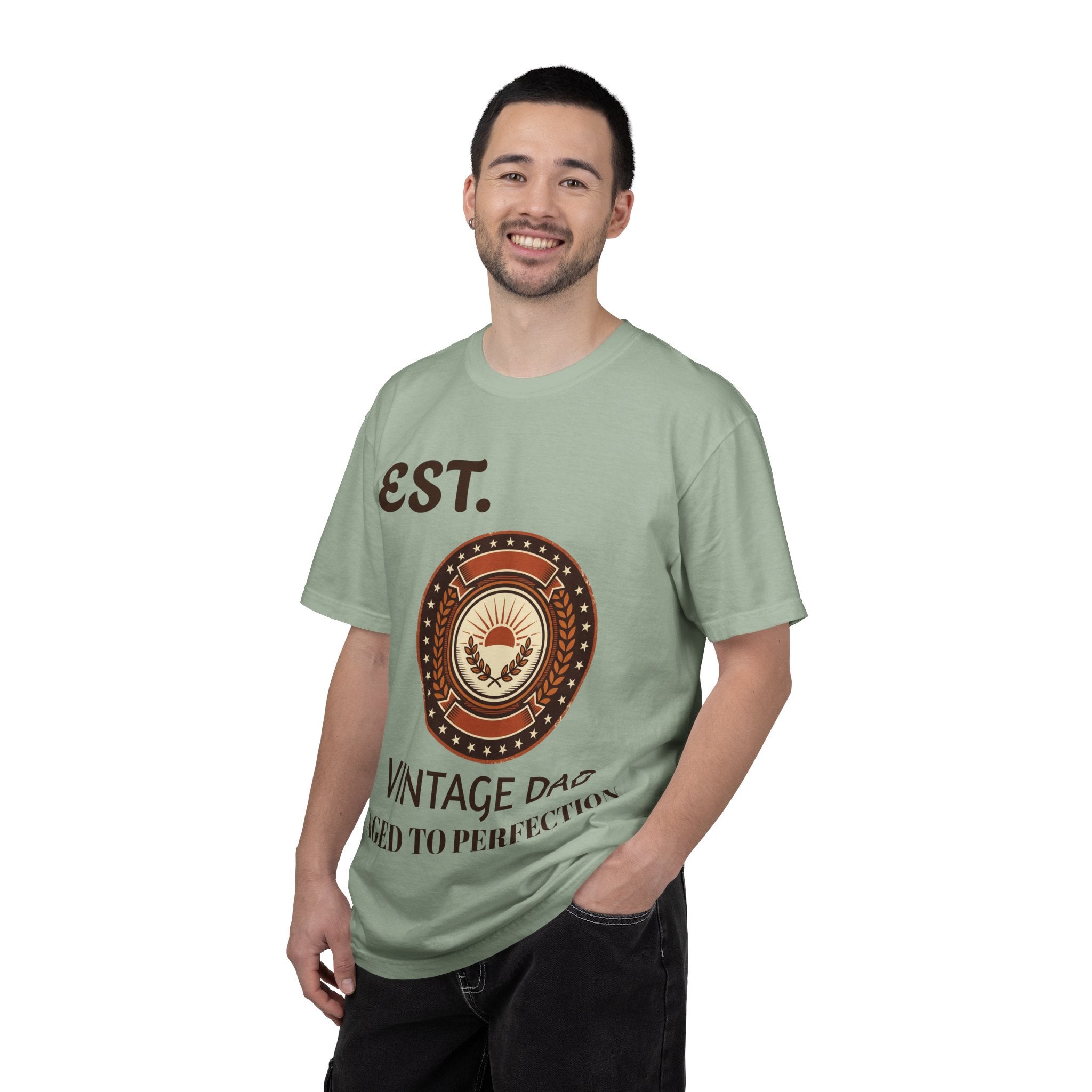 Vintage Dad Est. Year T-Shirt — Retro Father's Day Gift Aged To Perfection Tee
