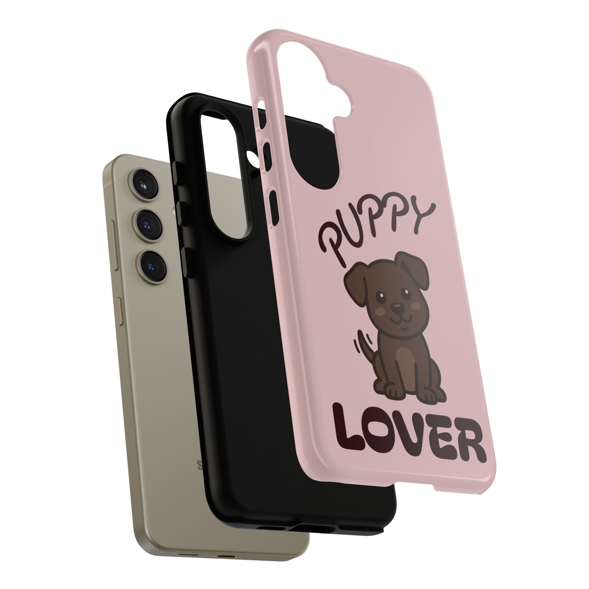 Puppy Lover Phone Case — Cute Brown Puppy Tough Phone Cover