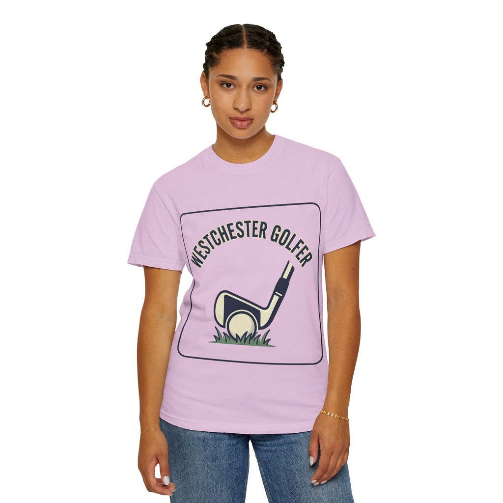 Westchester Golfer T-Shirt — Retro Golf Club & Tee Graphic
