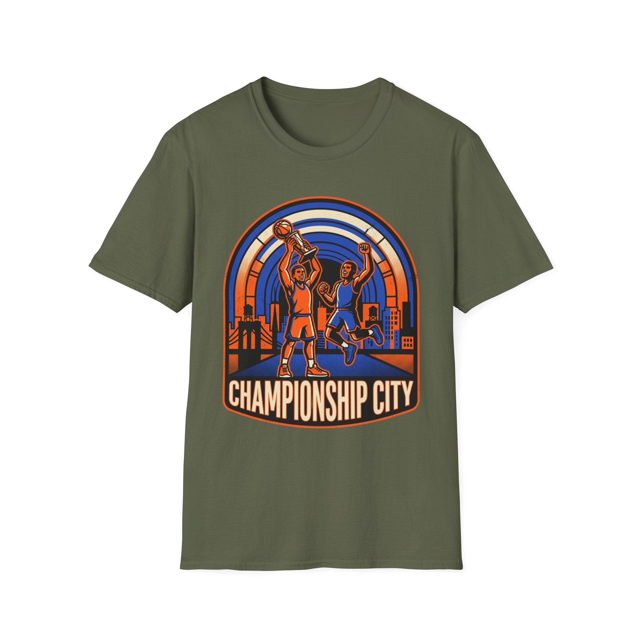 Championship City Basketball T-Shirt — Retro Winners Hoop Tee