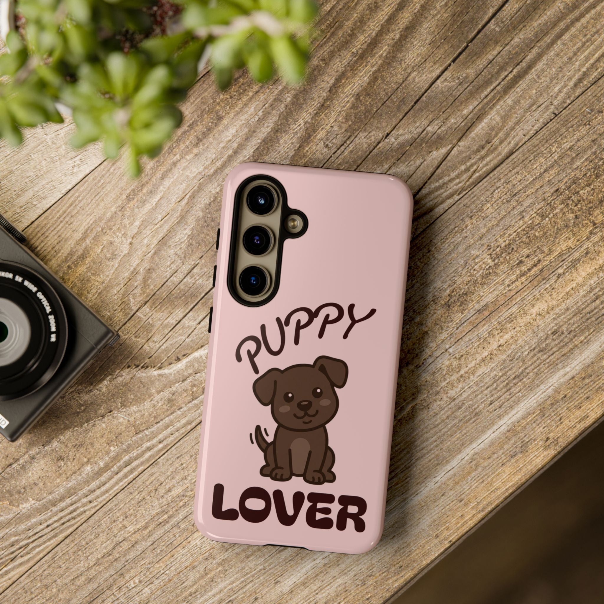 Puppy Lover Phone Case — Cute Brown Puppy Tough Phone Cover
