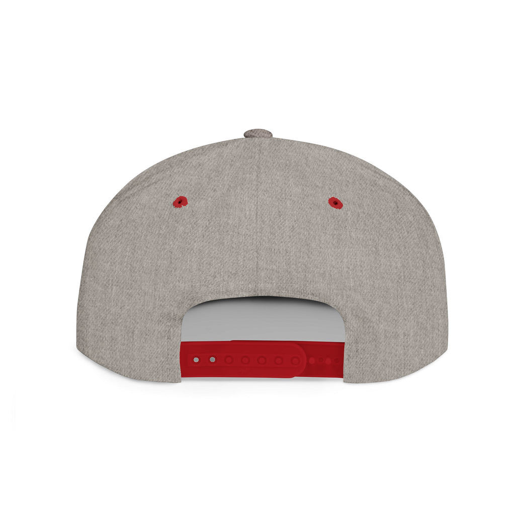 Snapback Hat — "On The Grind" Vintage Tool Crest Flat Bill Cap