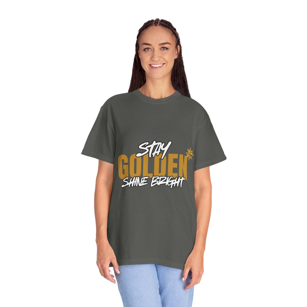 Stay Golden Graphic T-Shirt — "Stay Golden, Shine Bright" Tee