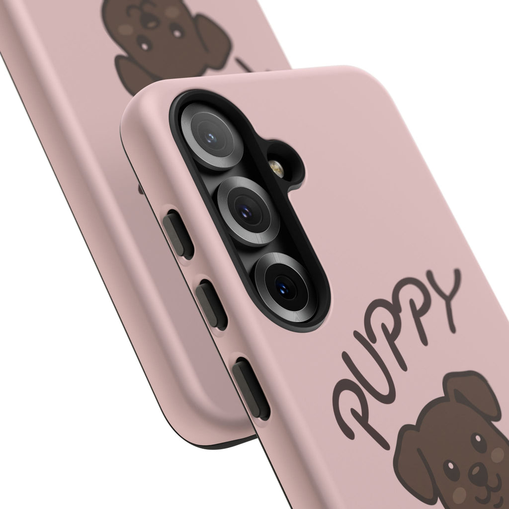 Puppy Lover Phone Case — Cute Brown Puppy Tough Phone Cover