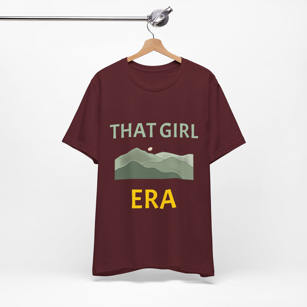 That Girl Era T-Shirt – Retro Mountain Graphic Tee for Empowered Women