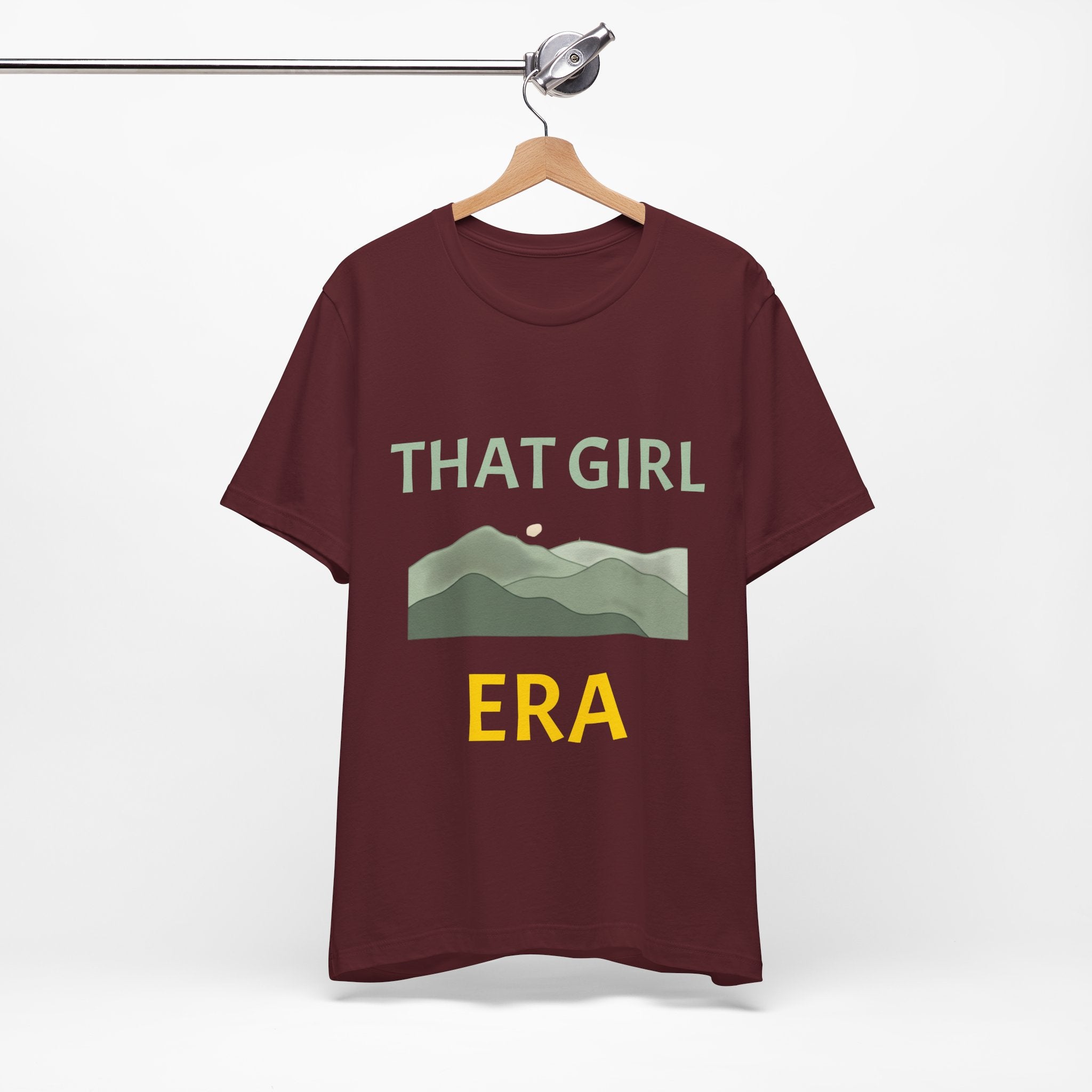 That Girl Era T-Shirt – Retro Mountain Graphic Tee for Empowered Women
