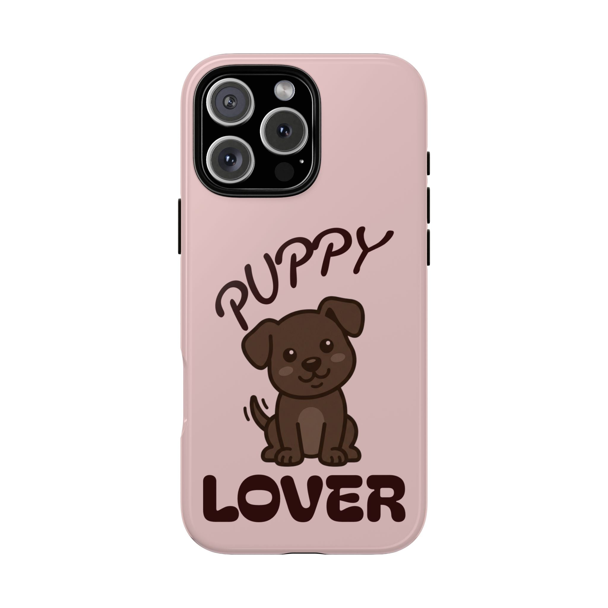 Puppy Lover Phone Case — Cute Brown Puppy Tough Phone Cover