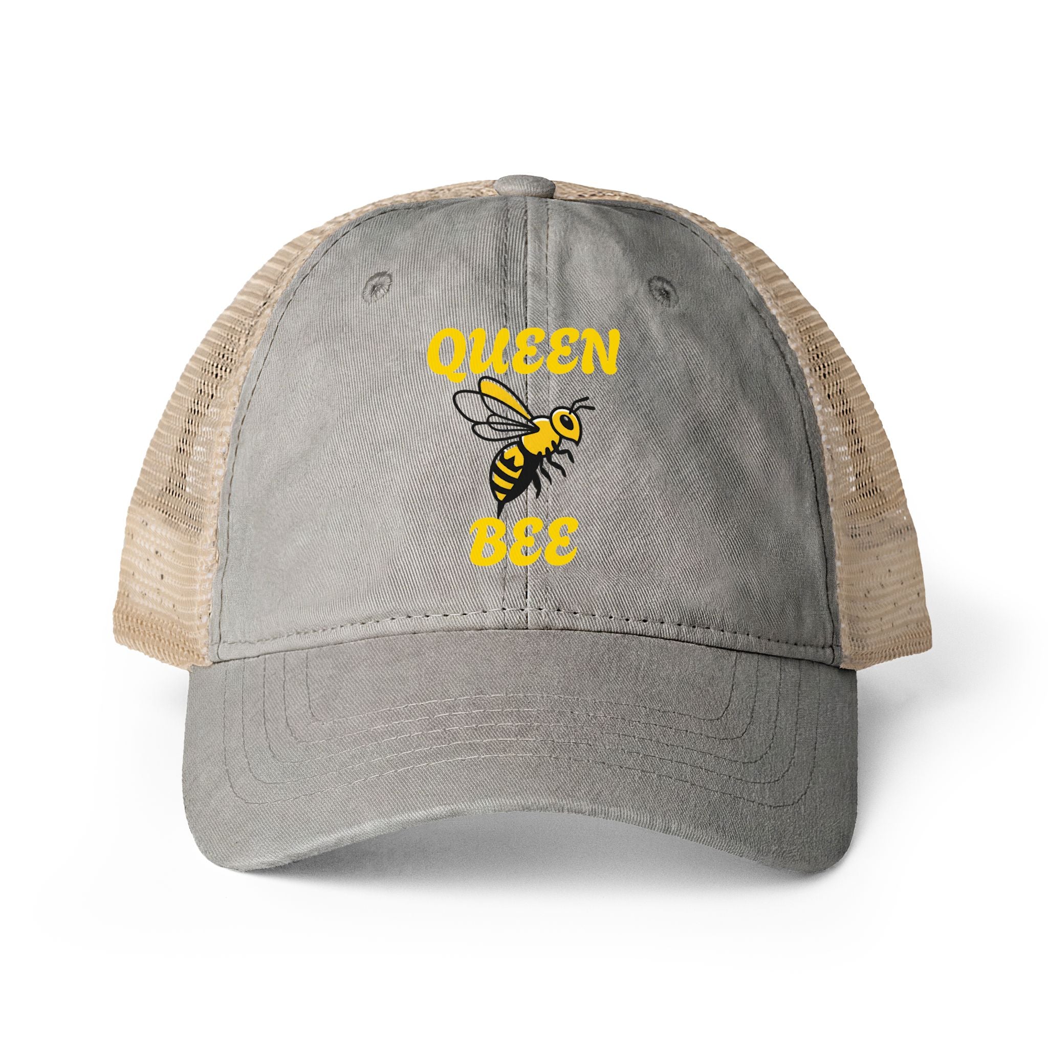 Queen Bee Energy Women's Washed Mesh-Back Cap