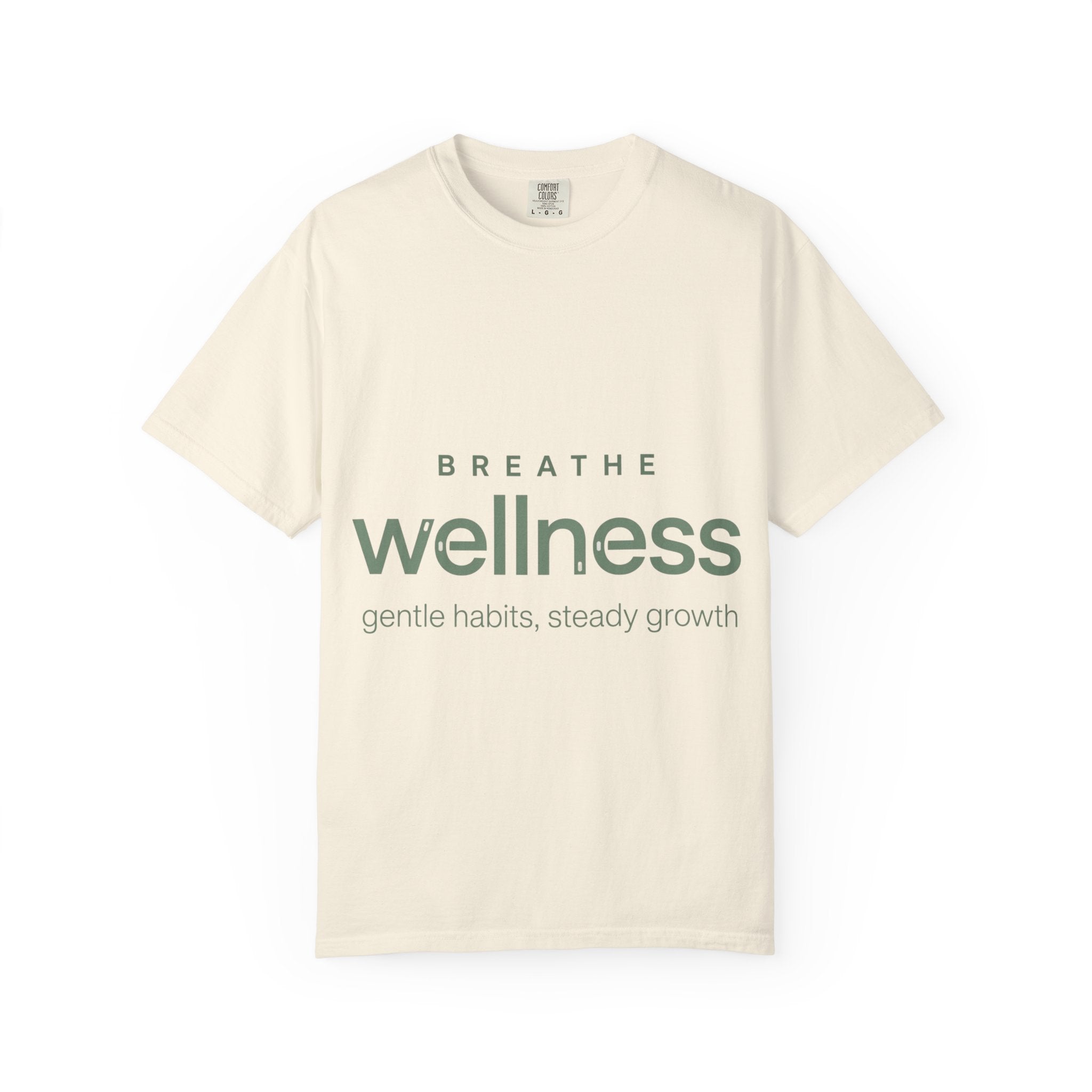 Wellness Breath T-Shirt — "Breathe Wellness" Mindful Graphic Tee
