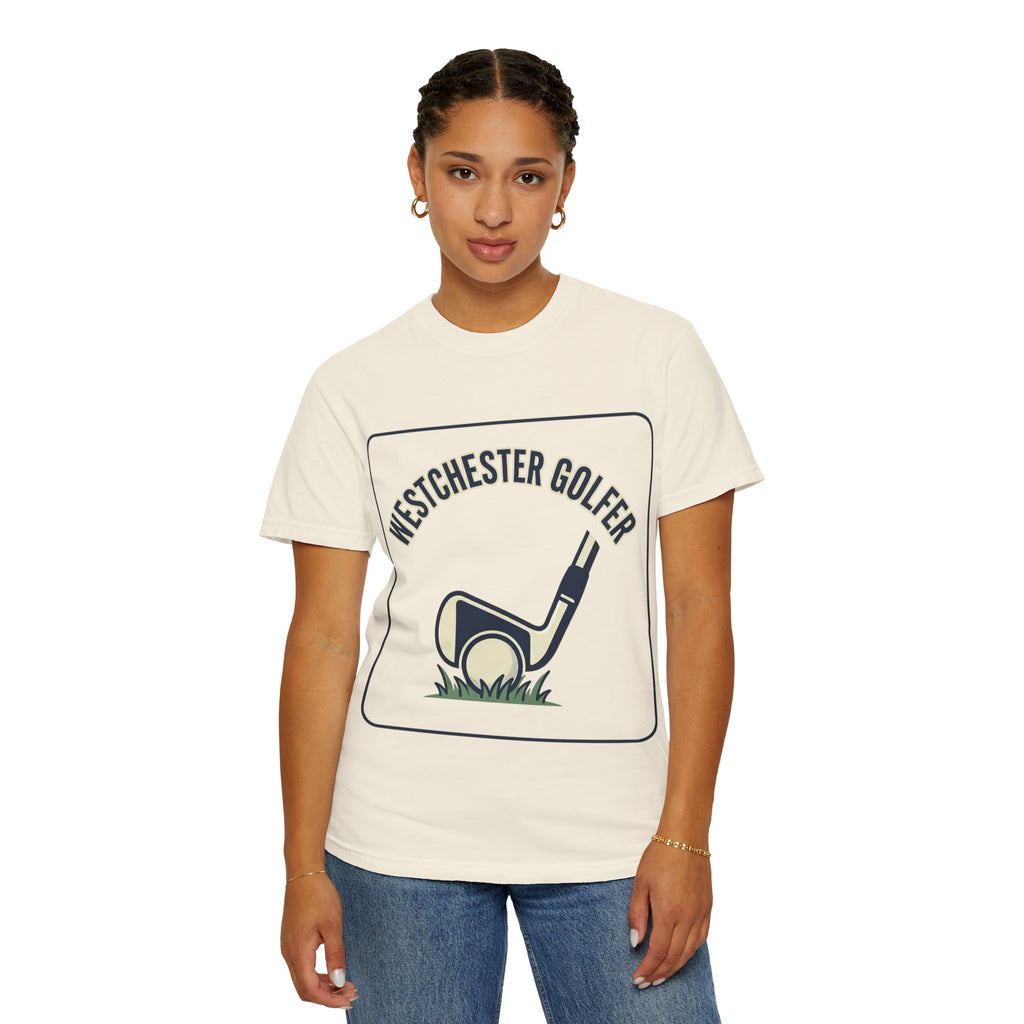 Westchester Golfer T-Shirt — Retro Golf Club & Tee Graphic