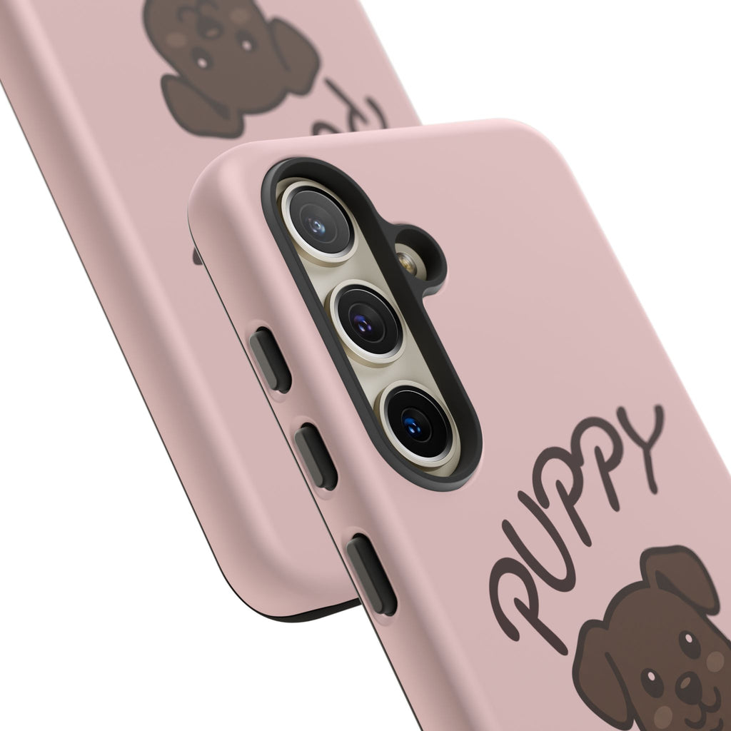 Puppy Lover Phone Case — Cute Brown Puppy Tough Phone Cover