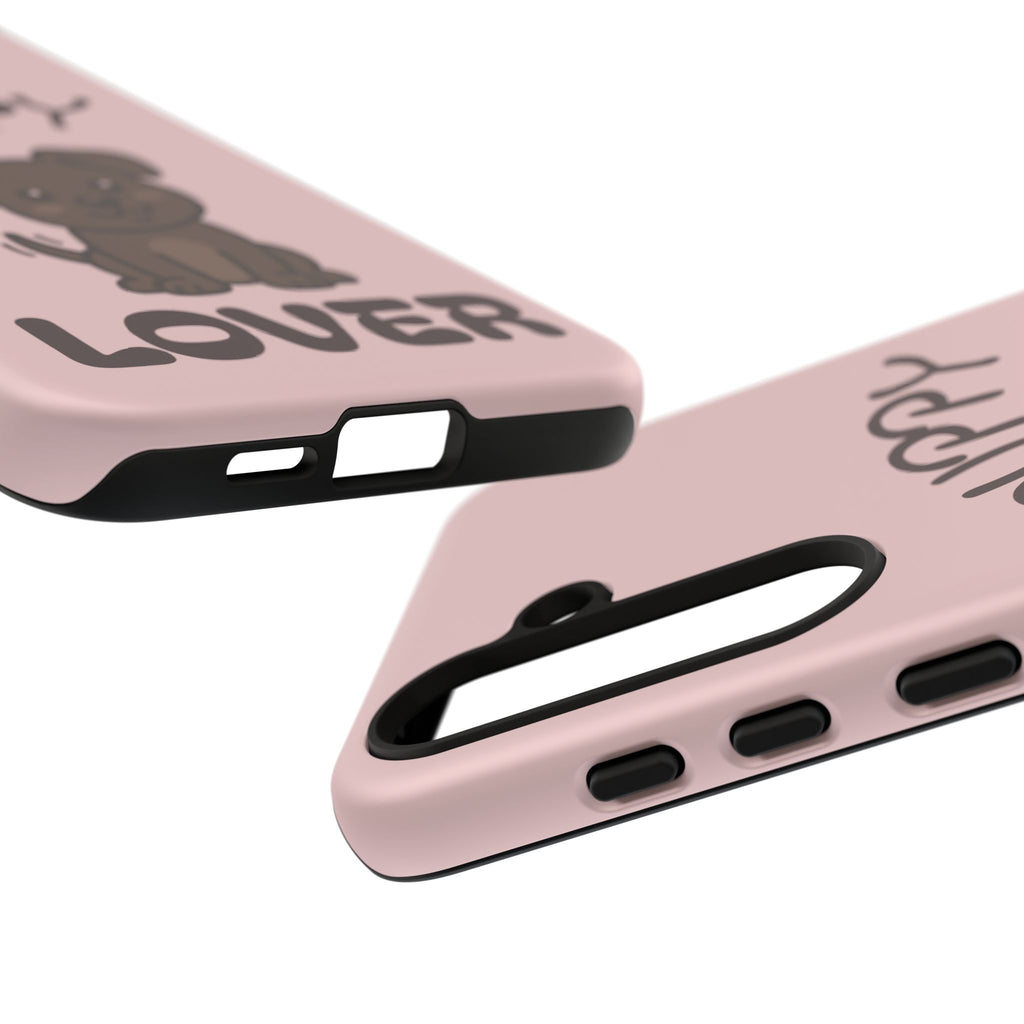 Puppy Lover Phone Case — Cute Brown Puppy Tough Phone Cover